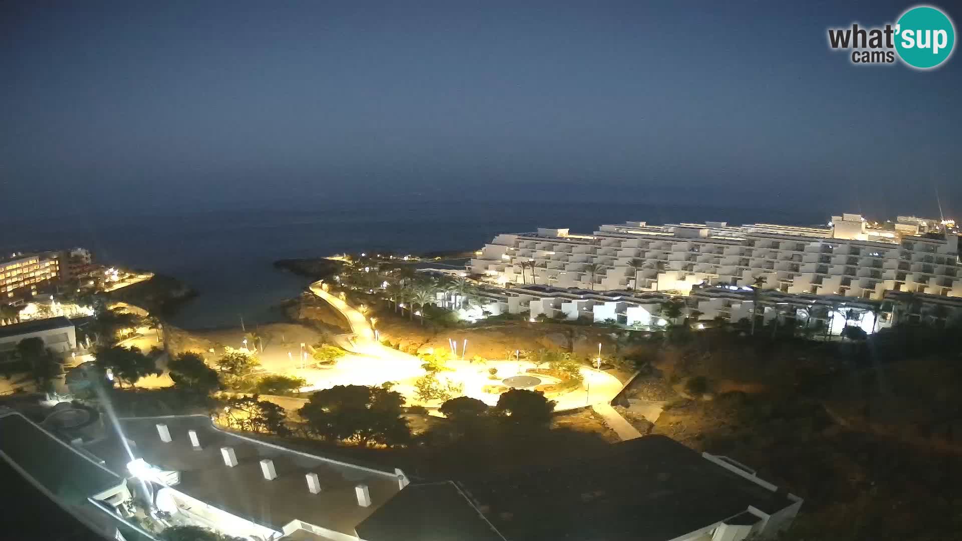 Live webcam Playa de Las Galgas – Playa Paraiso – La Gomera island – Adeje – Tenerife