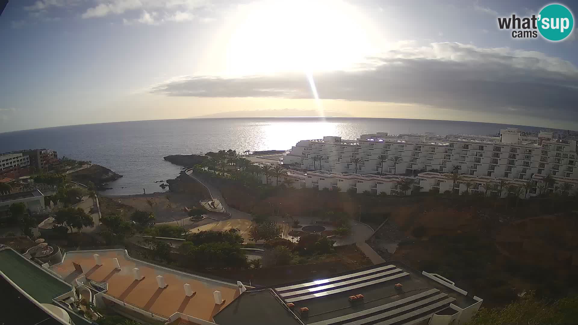 Web kamera uživo Playa de Las Galgas – Playa Paraiso – otok La Gomera – Costa Adeje – Tenerife