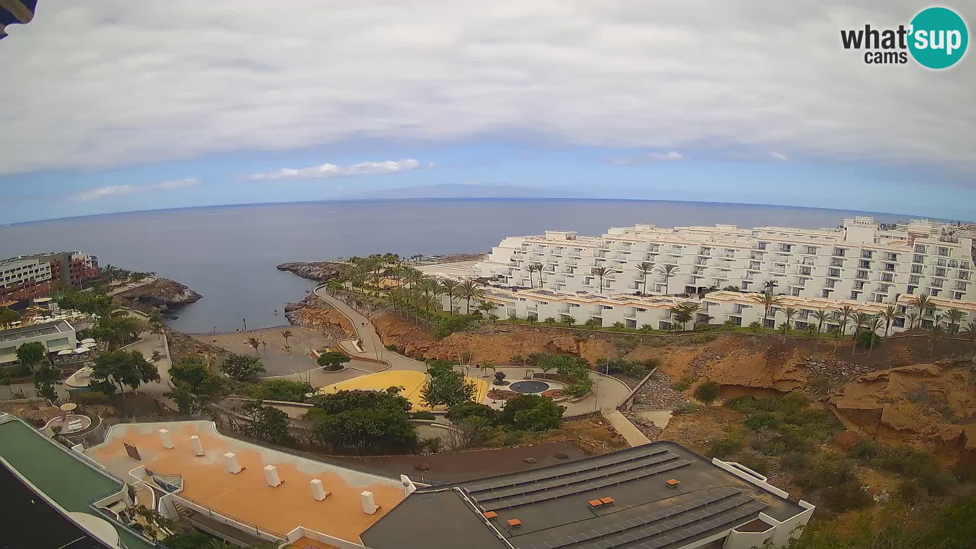 Web kamera uživo Playa de Las Galgas – Playa Paraiso – otok La Gomera – Costa Adeje – Tenerife
