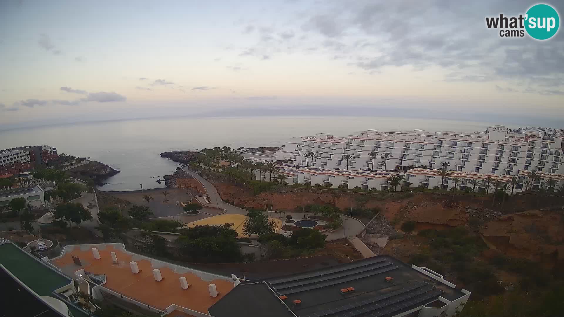 Live webcam Playa de Las Galgas – Playa Paraiso – La Gomera island – Adeje – Tenerife