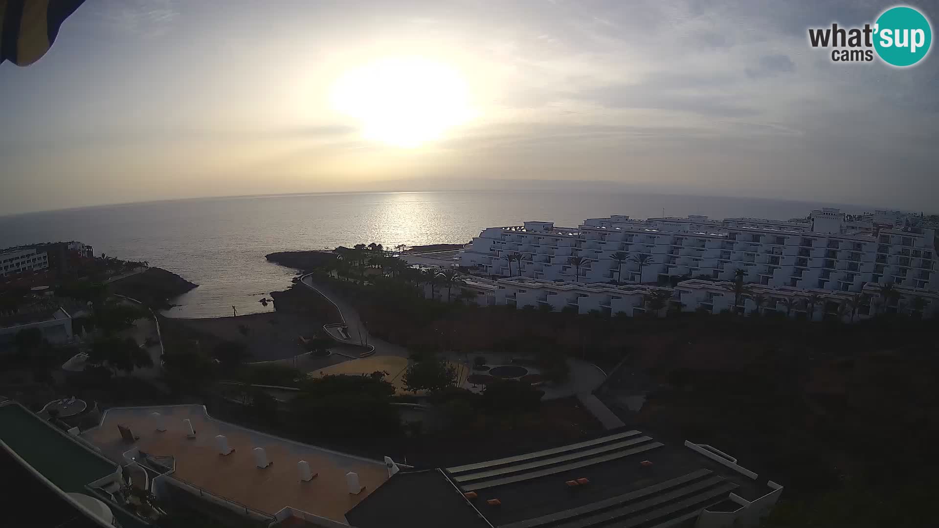 Spletna kamera v živo Las Galgas plaža – Playa Paraiso – otok La Gomera – Costa Adeje – Tenerife
