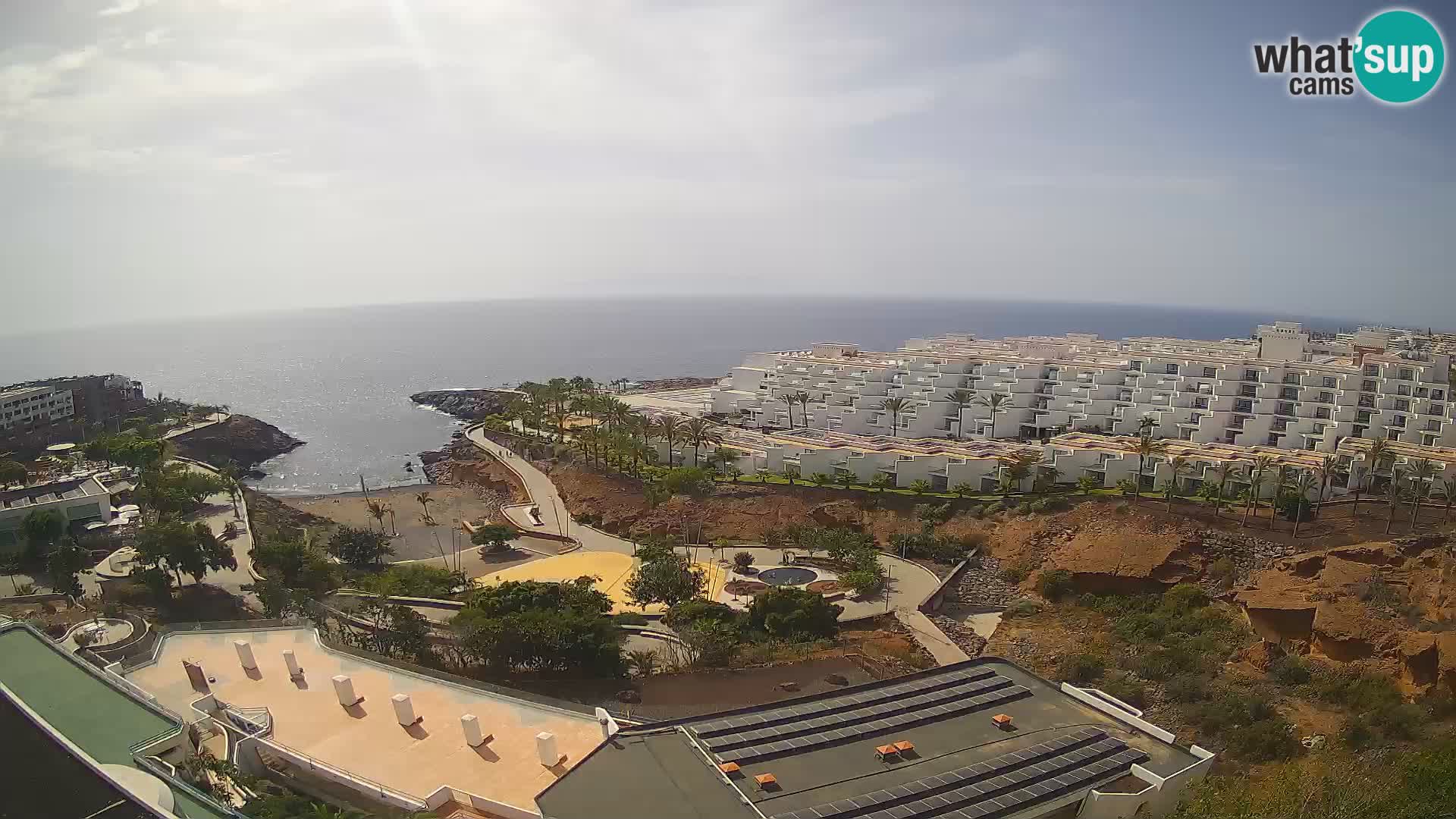 Live webcam Playa de Las Galgas – Playa Paraiso – La Gomera island – Adeje – Tenerife