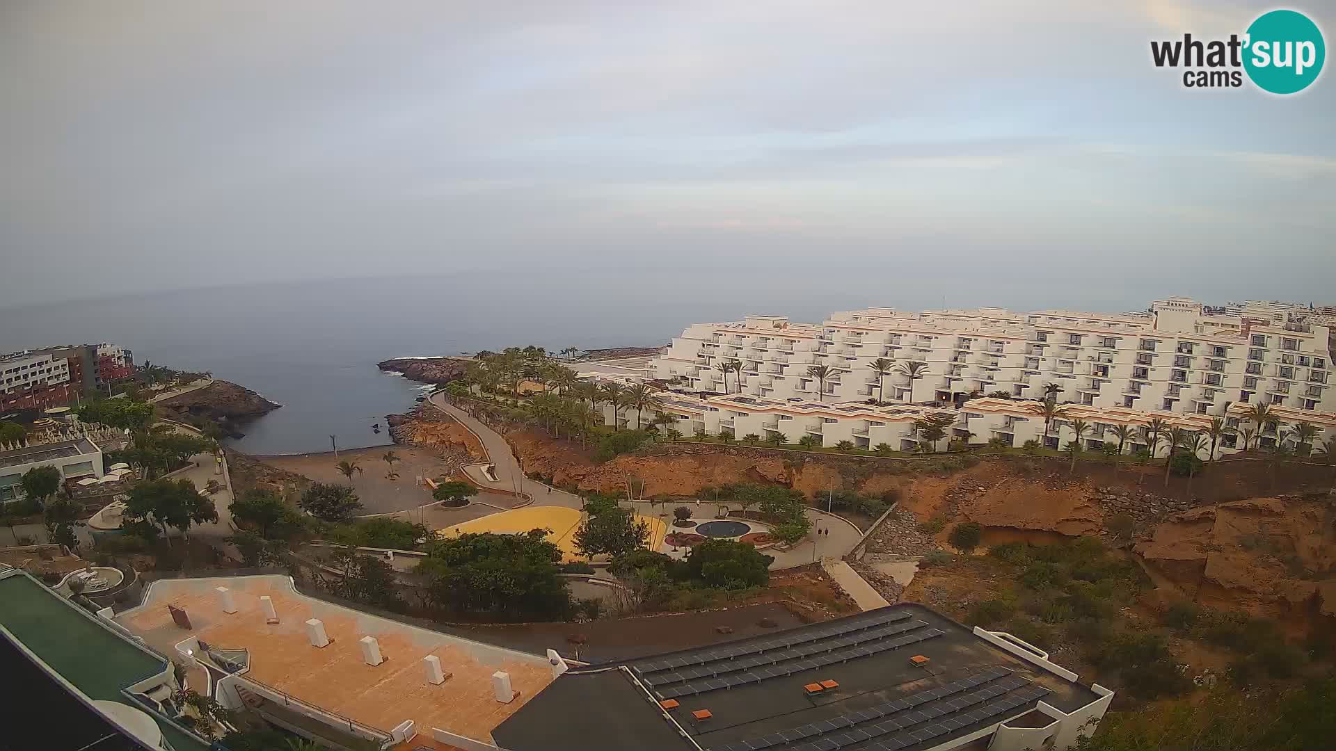 Spletna kamera v živo Las Galgas plaža – Playa Paraiso – otok La Gomera – Costa Adeje – Tenerife