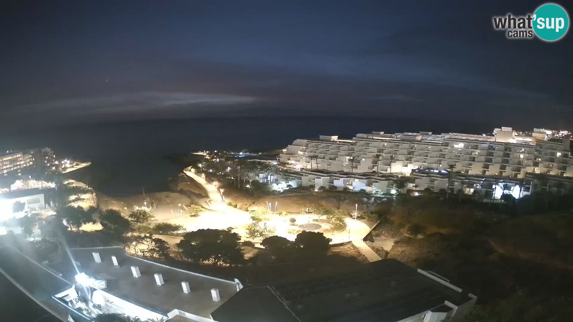 Live webcam Playa de Las Galgas – Playa Paraiso – La Gomera island – Adeje – Tenerife