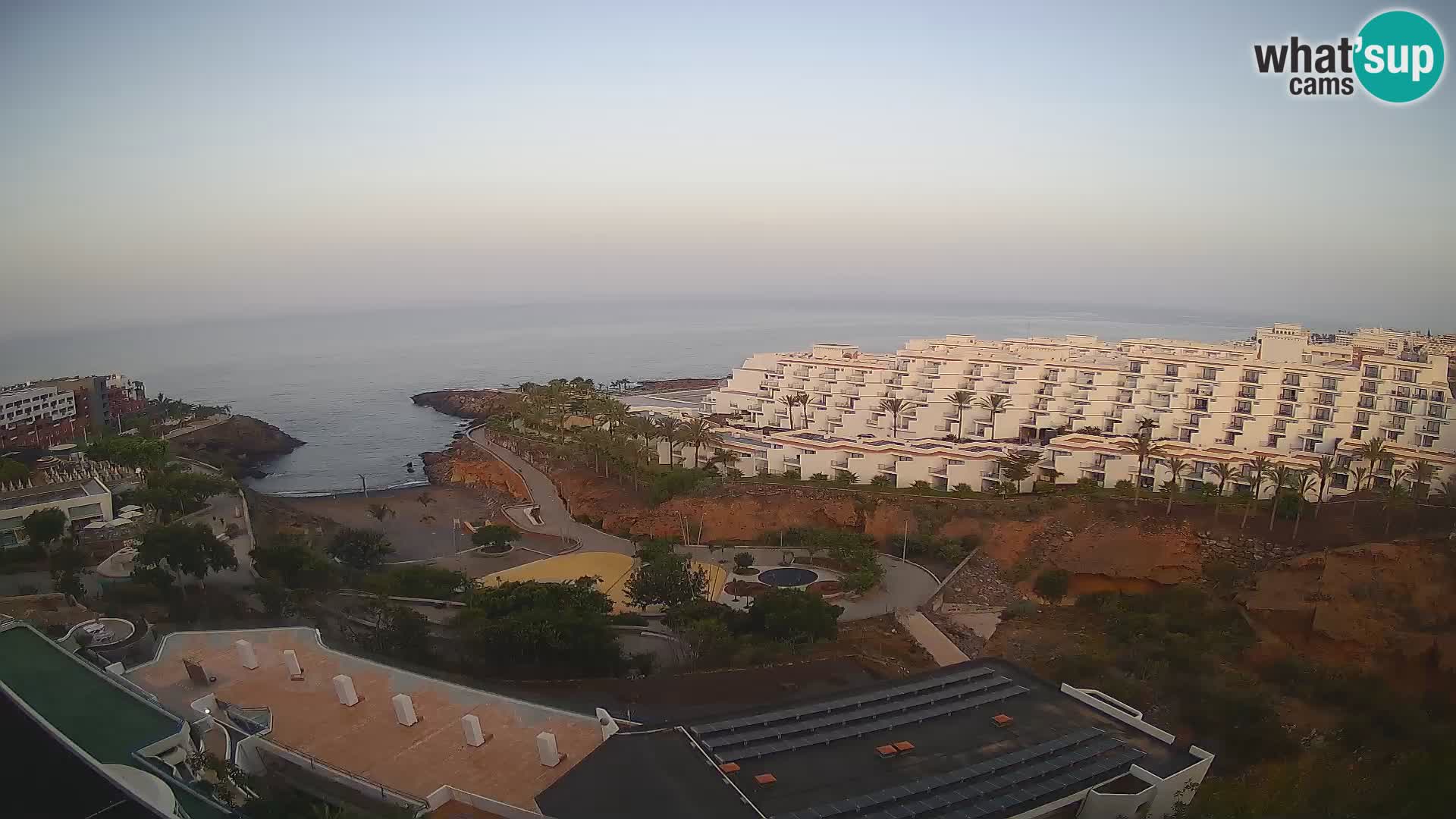 Live webcam Playa de Las Galgas – Playa Paraiso – La Gomera island – Adeje – Tenerife