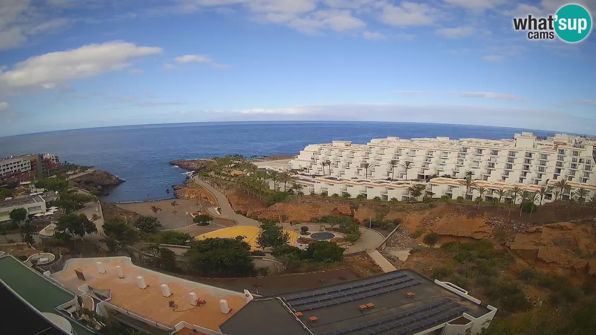 Webcam en vivo Playa de Las Galgas – Playa Paraíso – Isla de La Gomera – Costa Adeje – Tenerife