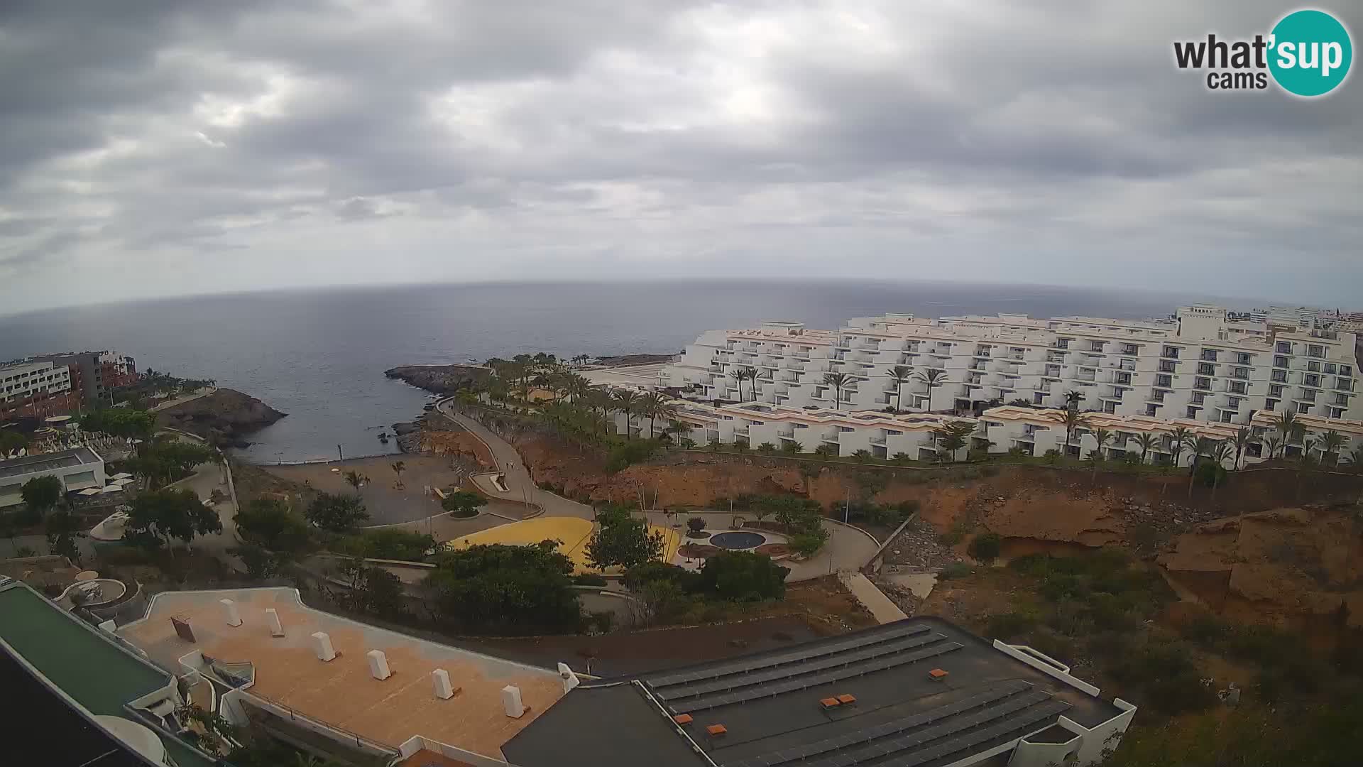 Spletna kamera v živo Las Galgas plaža – Playa Paraiso – otok La Gomera – Costa Adeje – Tenerife