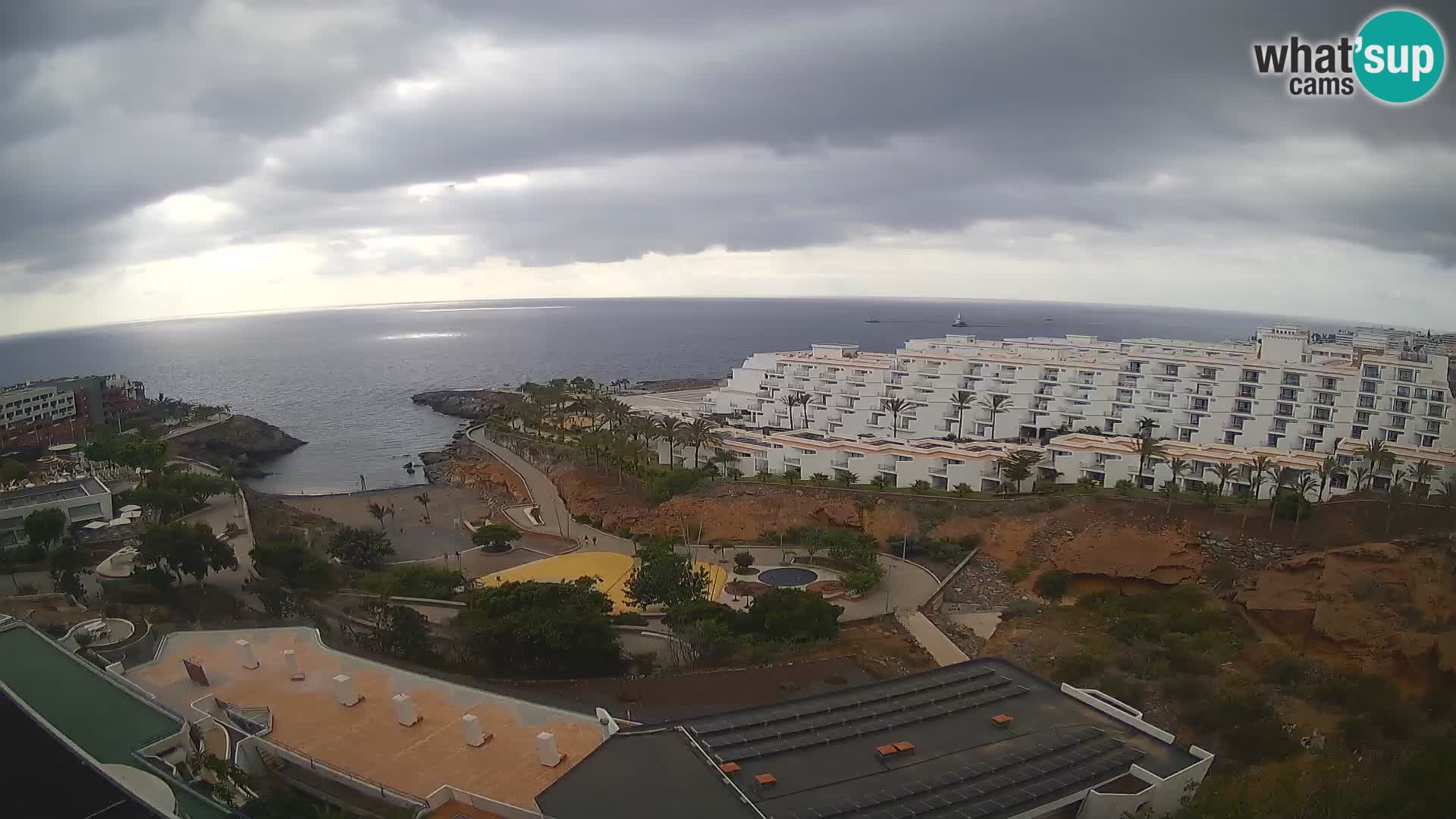 Live webcam Playa de Las Galgas – Playa Paraiso – La Gomera island – Adeje – Tenerife