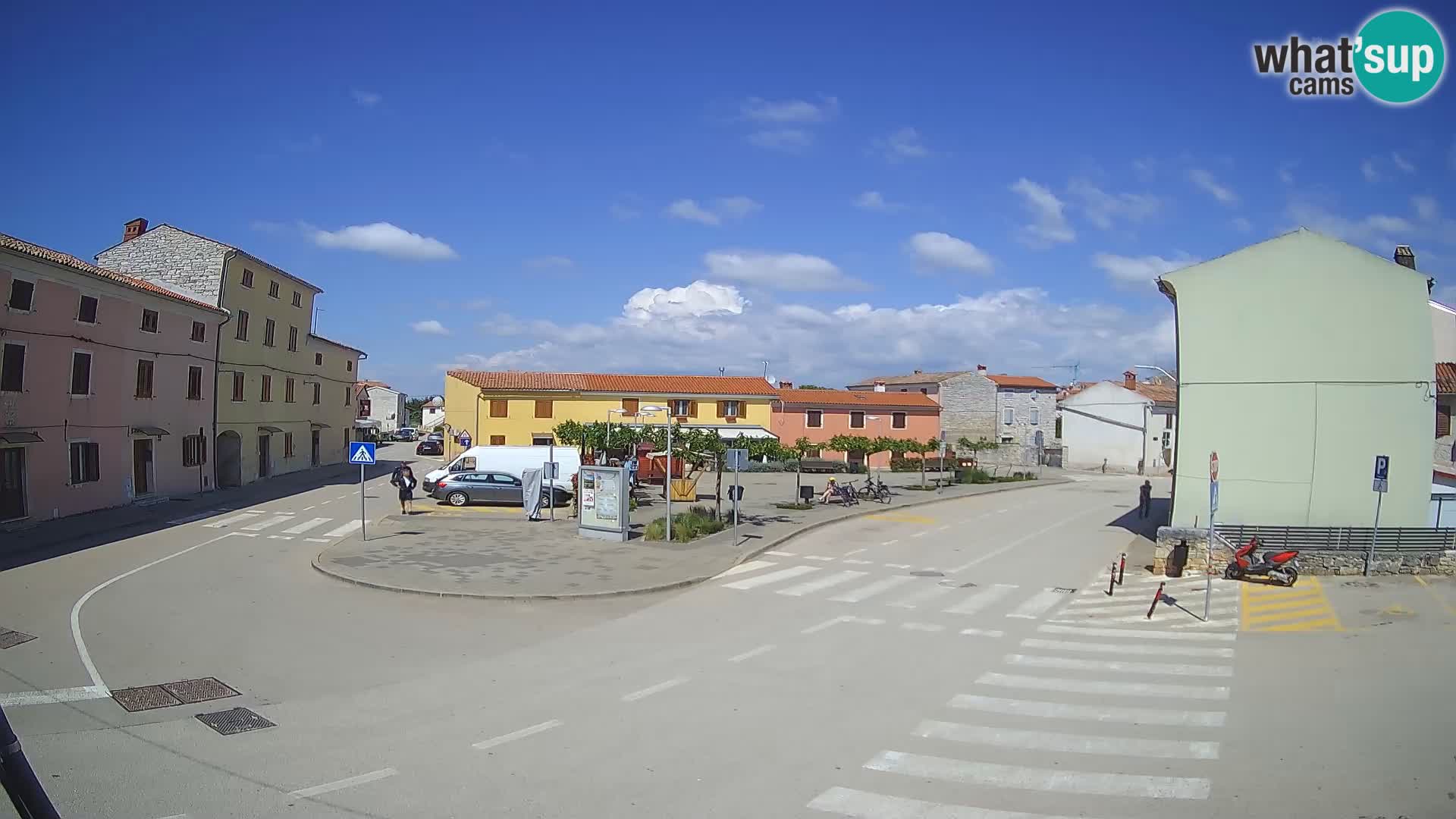 Bale, webcam de la place La Musa – Istrie – Croatie