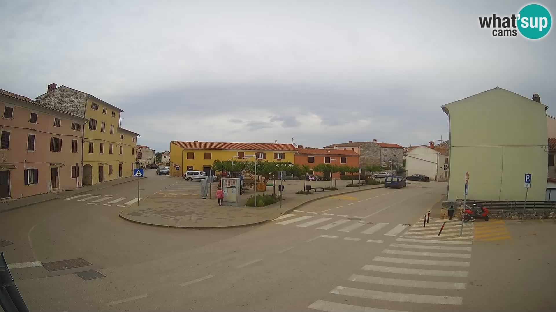Bale, webcam de la place La Musa – Istrie – Croatie