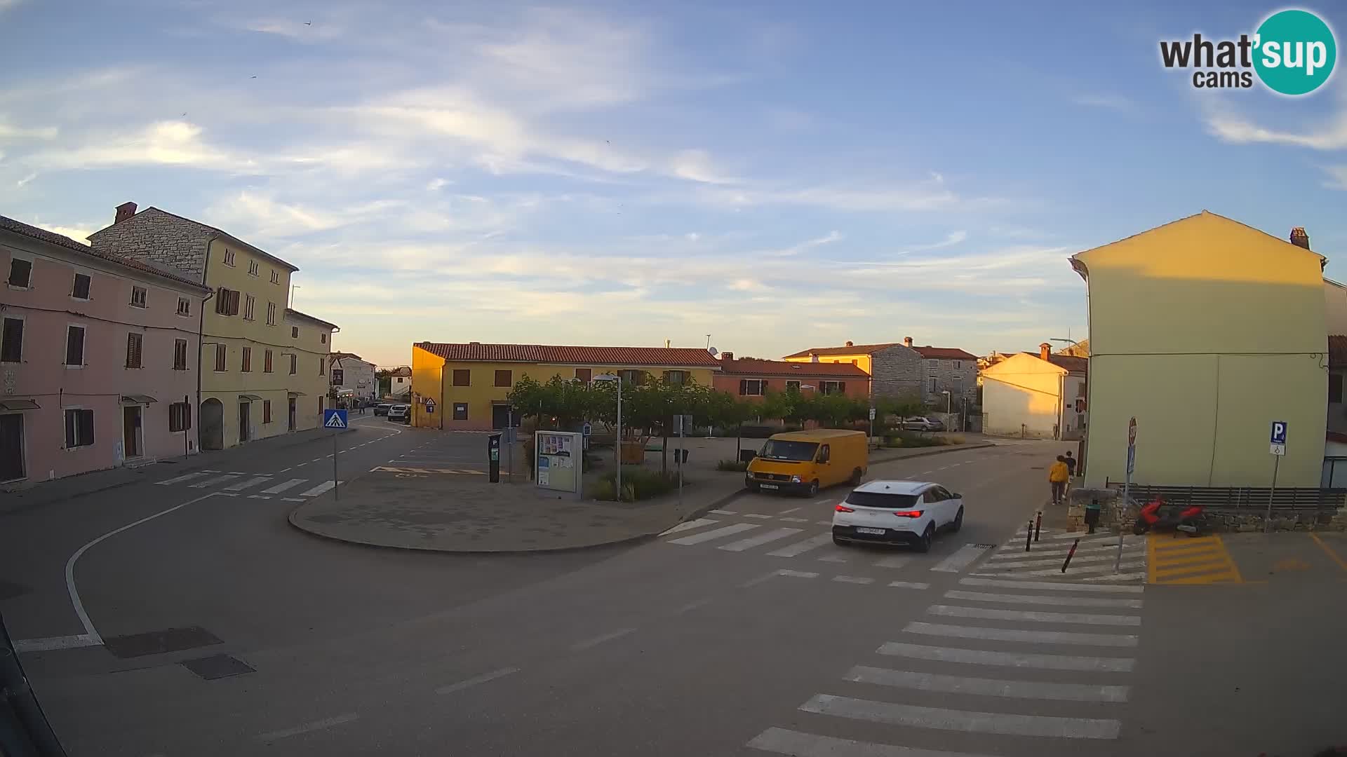 Bale, webcam de la plaza La Musa – Istria – Croacia