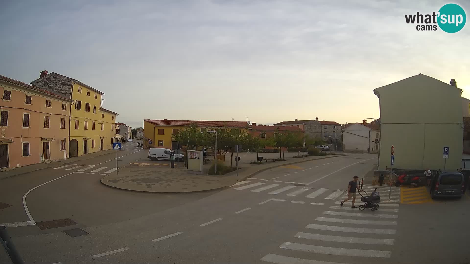 Bale, webcam de la plaza La Musa – Istria – Croacia