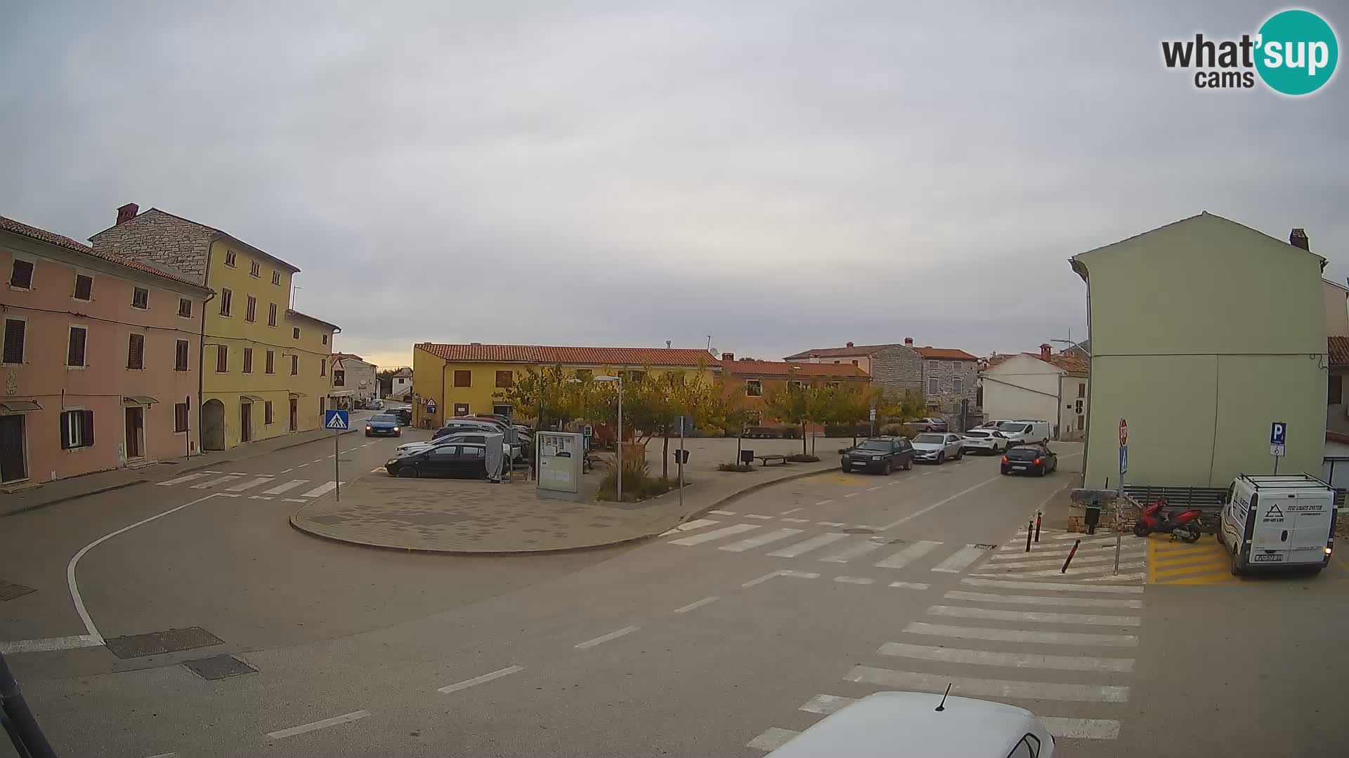 Bale, webcam de la plaza La Musa – Istria – Croacia