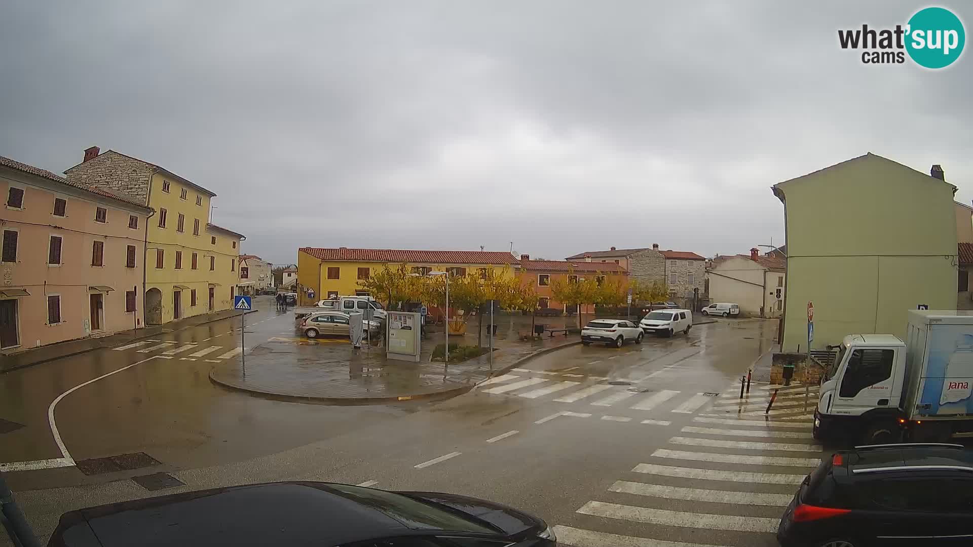 Bale, webcam de la plaza La Musa – Istria – Croacia