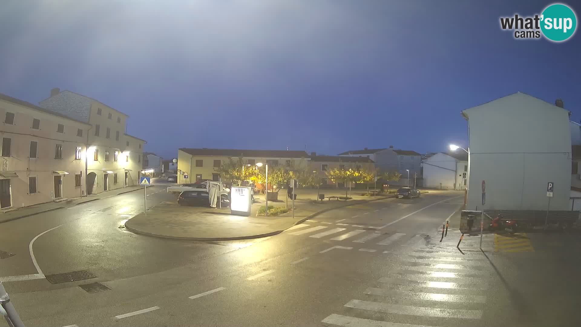 Bale, webcam de la plaza La Musa – Istria – Croacia