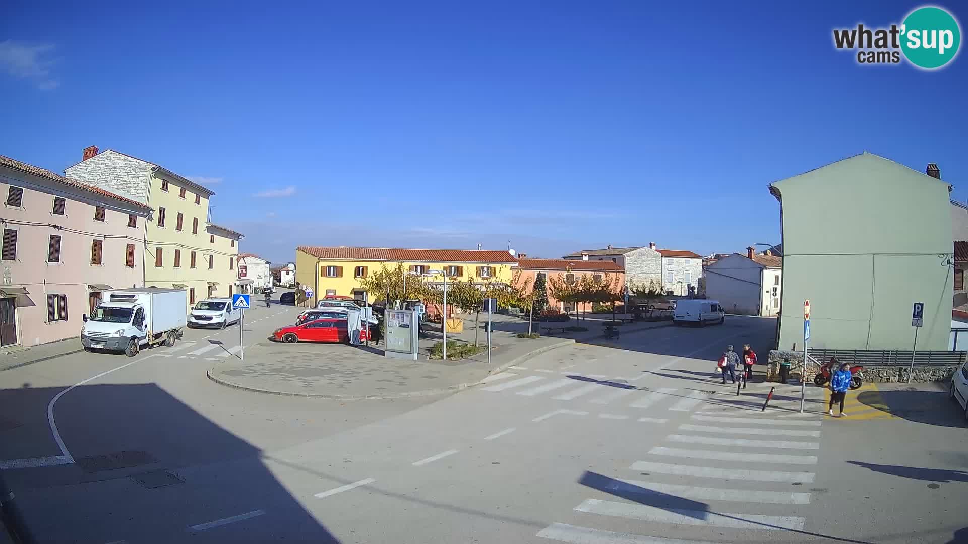 Bale, webcam de la plaza La Musa – Istria – Croacia