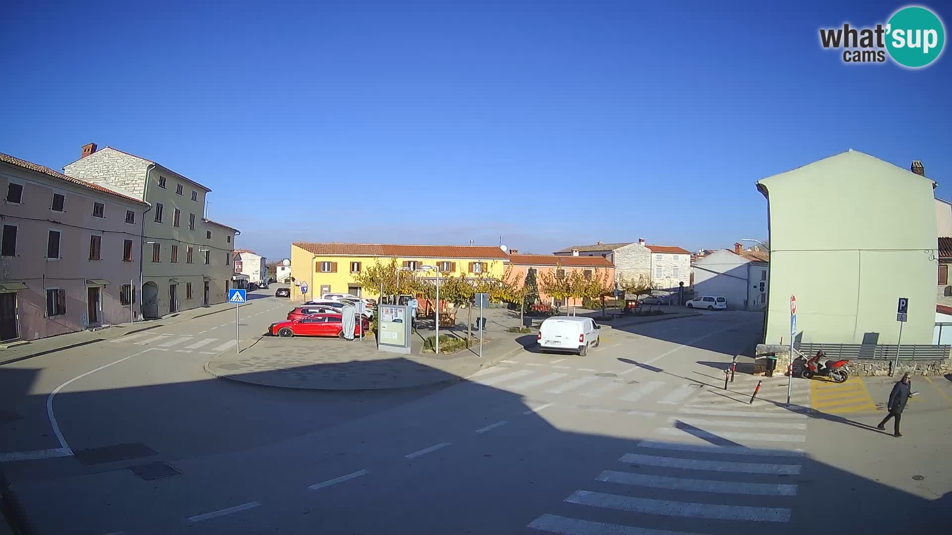 Bale, webcam de la plaza La Musa – Istria – Croacia