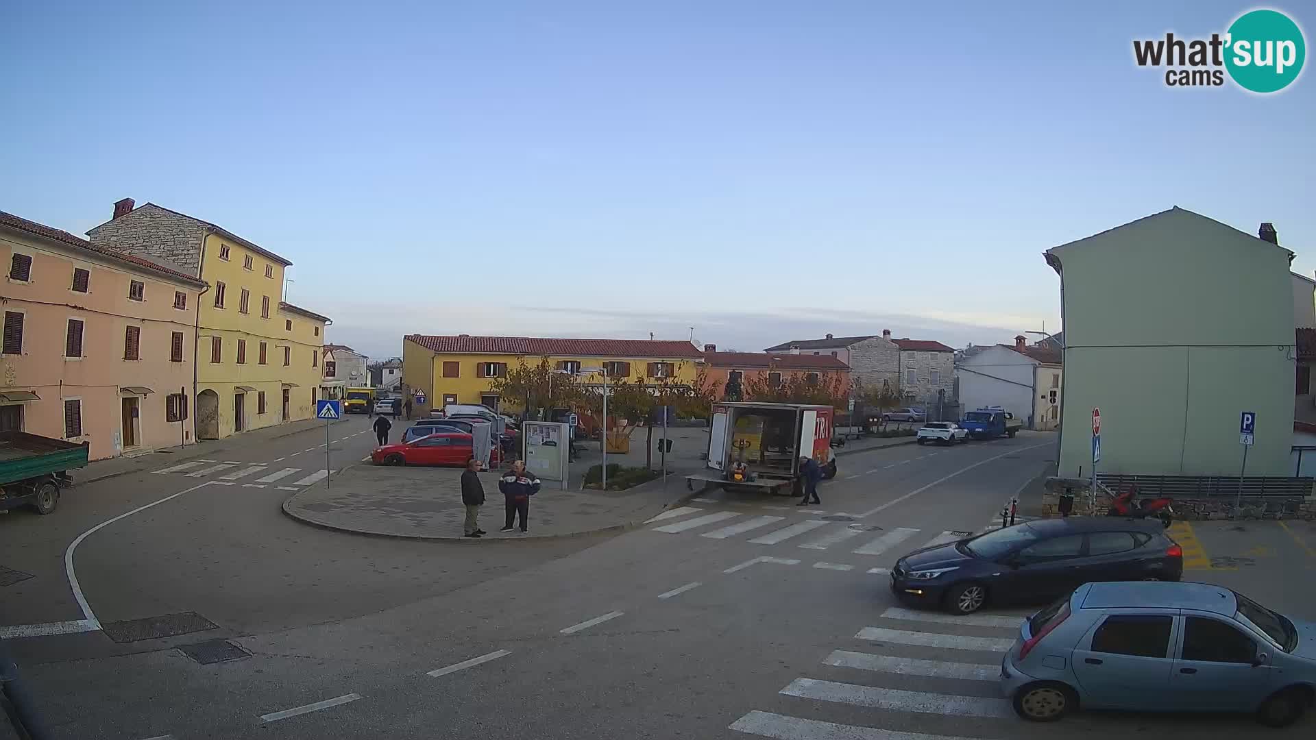 Bale, webcam de la plaza La Musa – Istria – Croacia