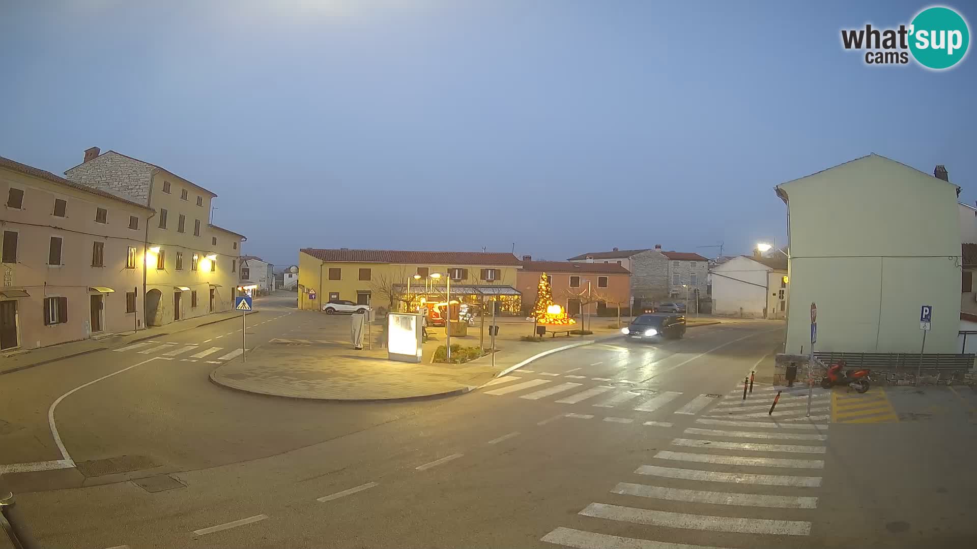 Bale, webcam de la plaza La Musa – Istria – Croacia