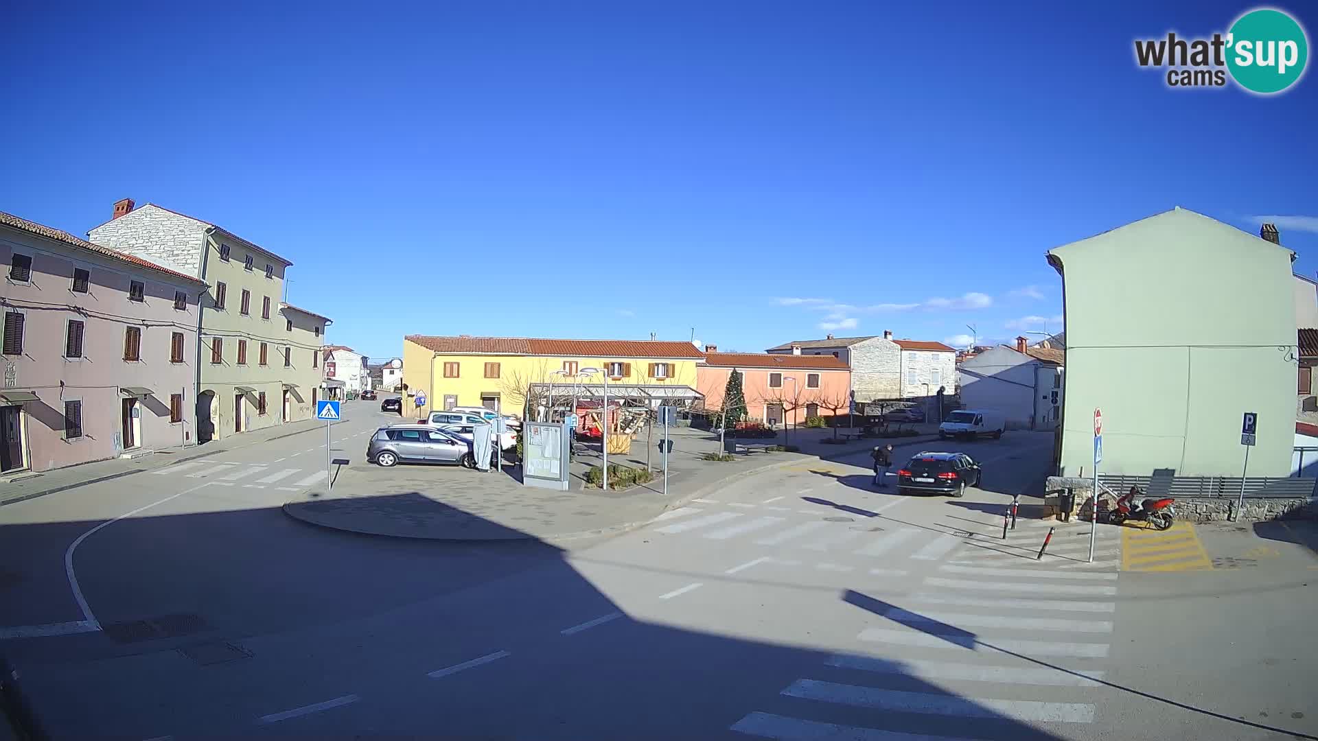 Bale, webcam de la plaza La Musa – Istria – Croacia