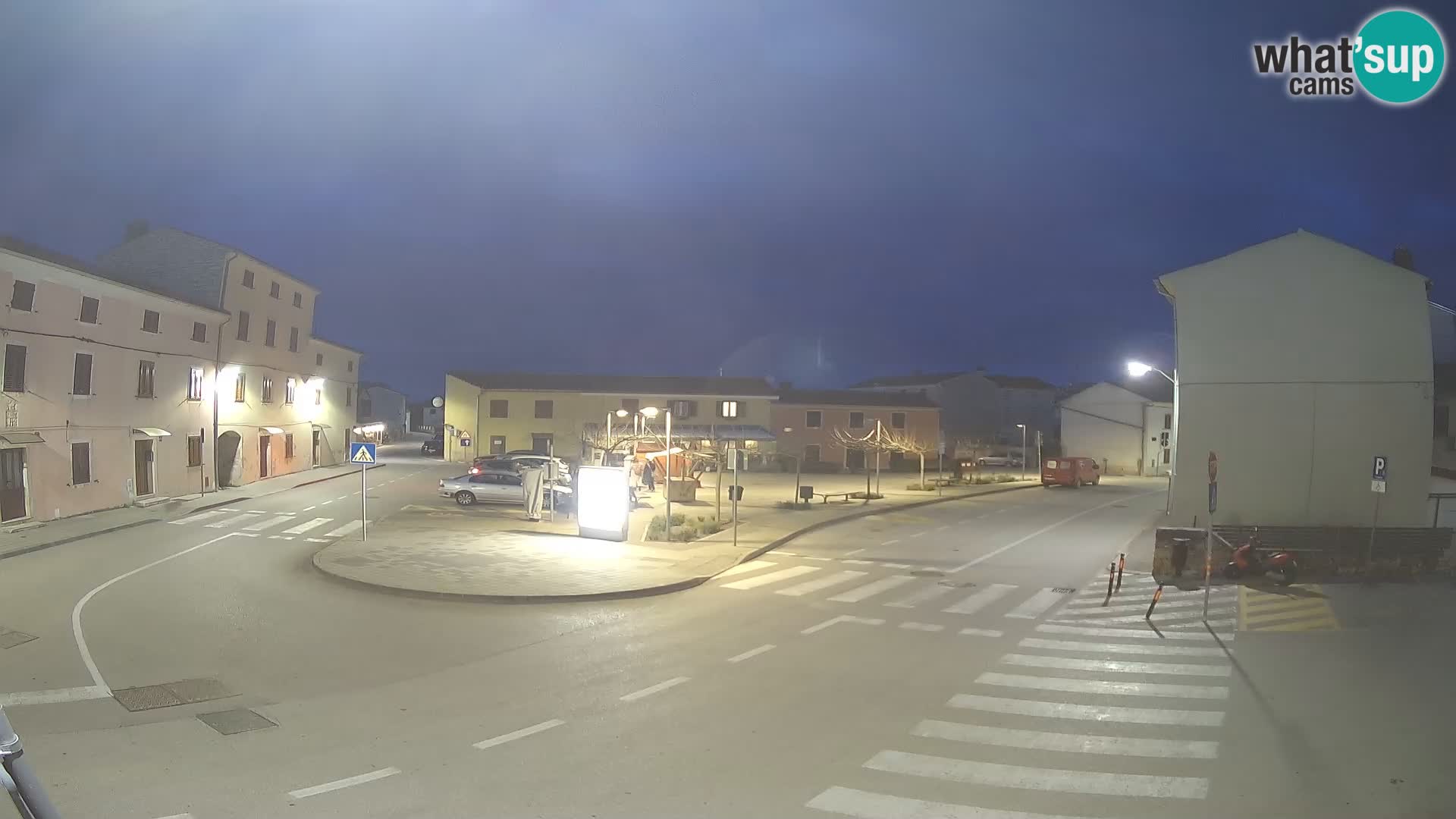 Bale, webcam de la plaza La Musa – Istria – Croacia