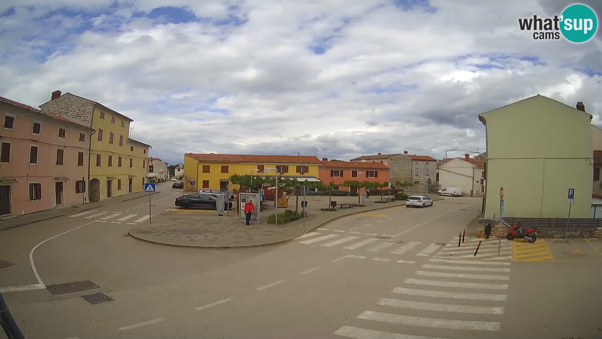 Bale, webcam de la place La Musa – Istrie – Croatie