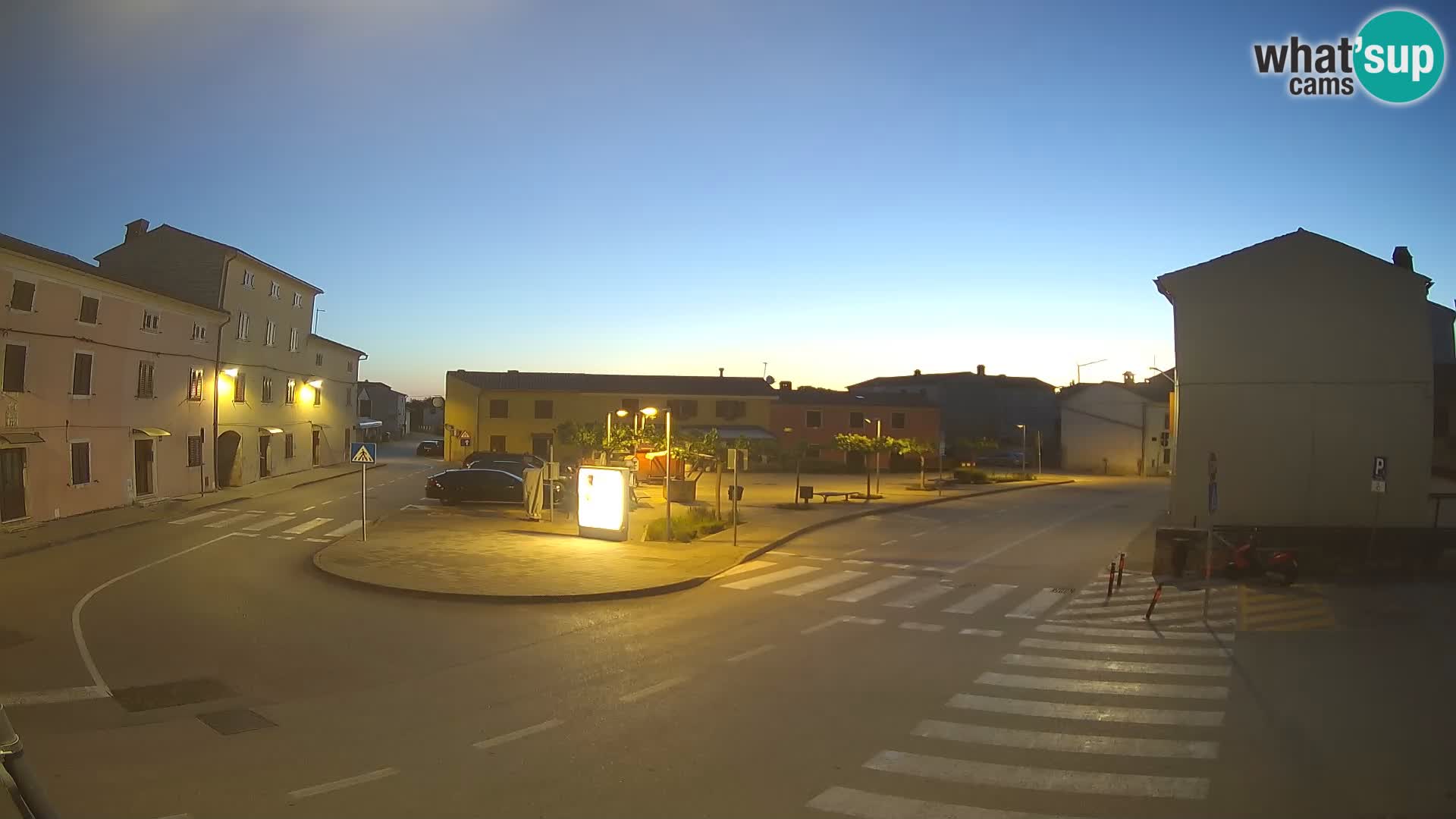 Bale, webcam de la plaza La Musa – Istria – Croacia