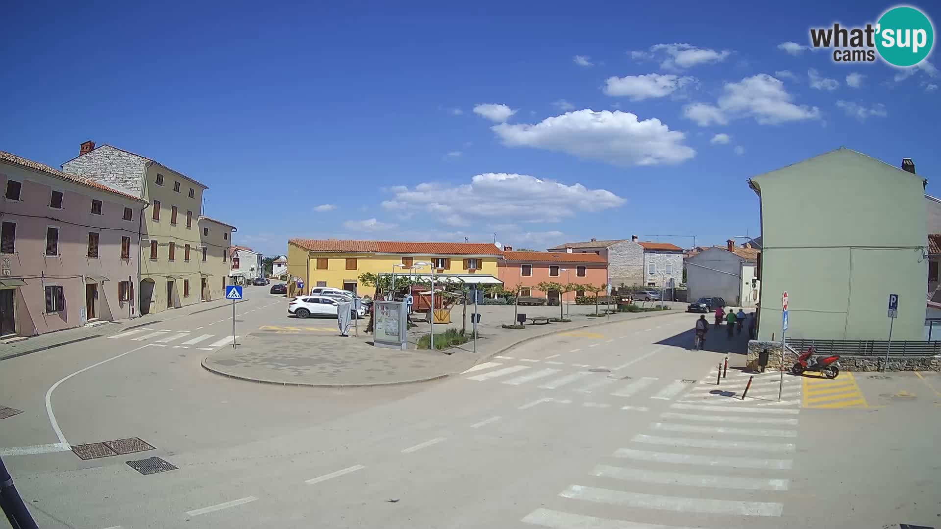 Bale, webcam de la plaza La Musa – Istria – Croacia