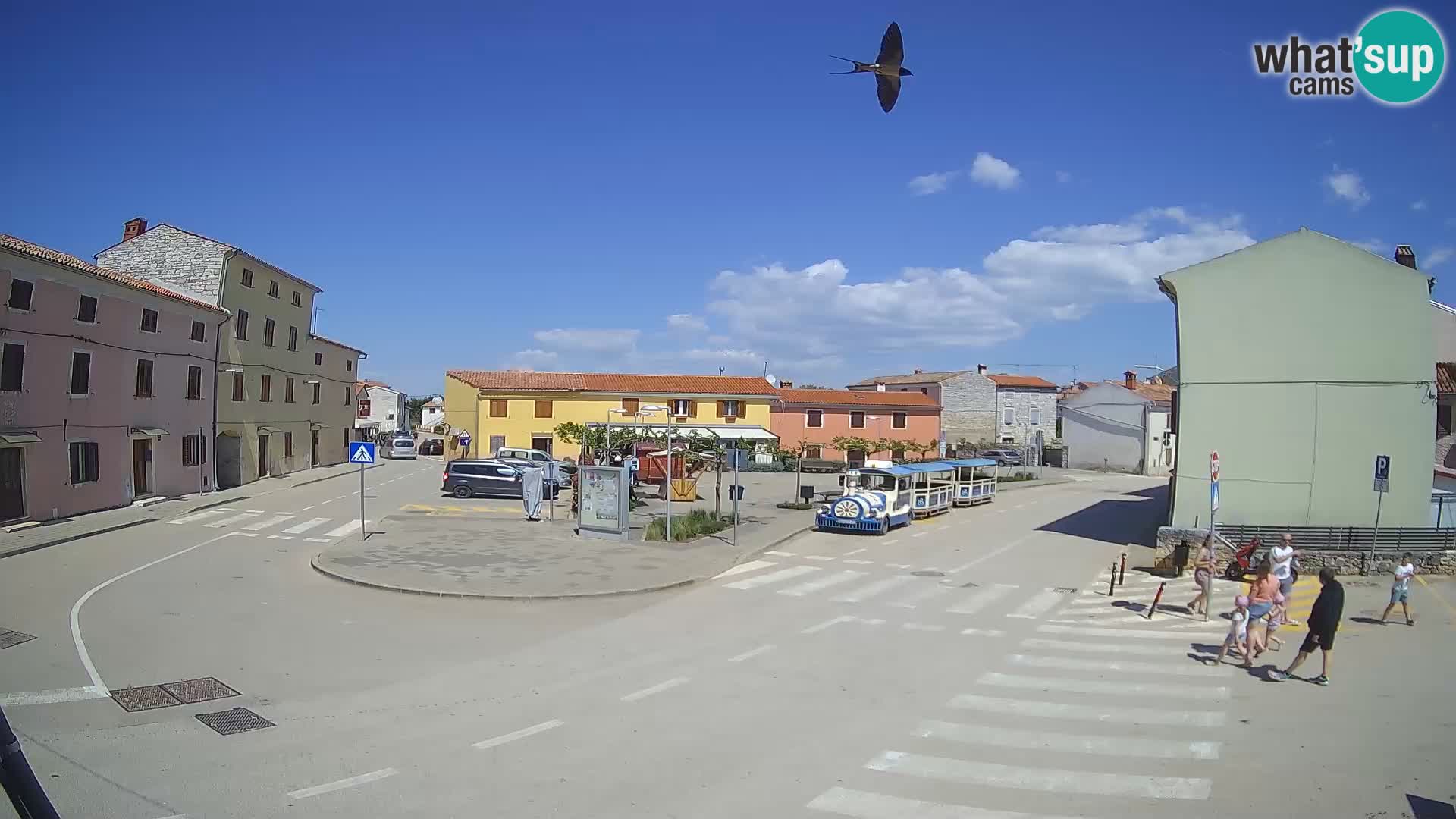 Bale, webcam de la plaza La Musa – Istria – Croacia