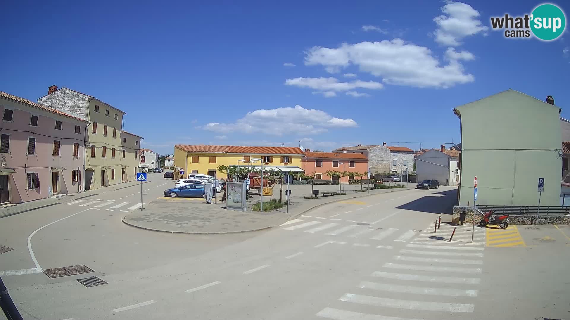 Bale, webcam de la plaza La Musa – Istria – Croacia