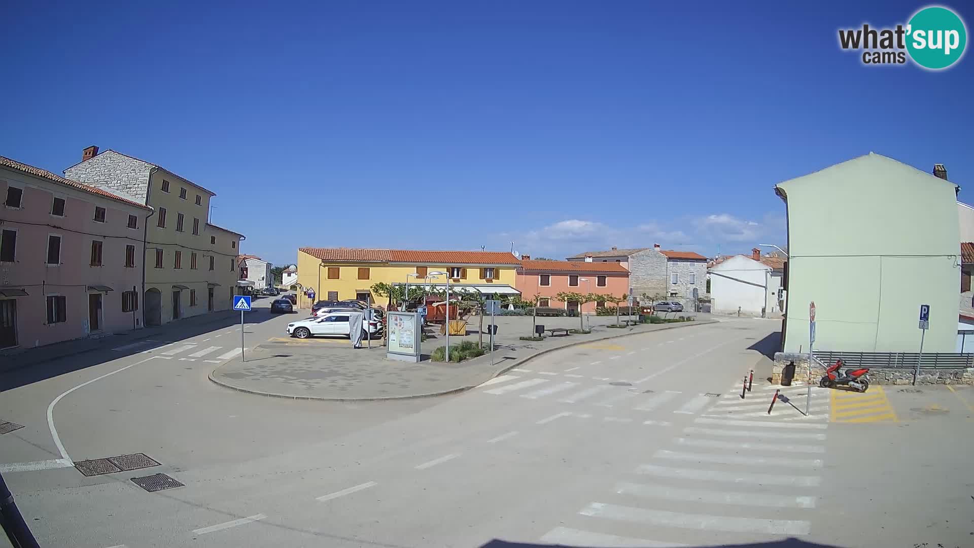 Bale, webcam de la plaza La Musa – Istria – Croacia