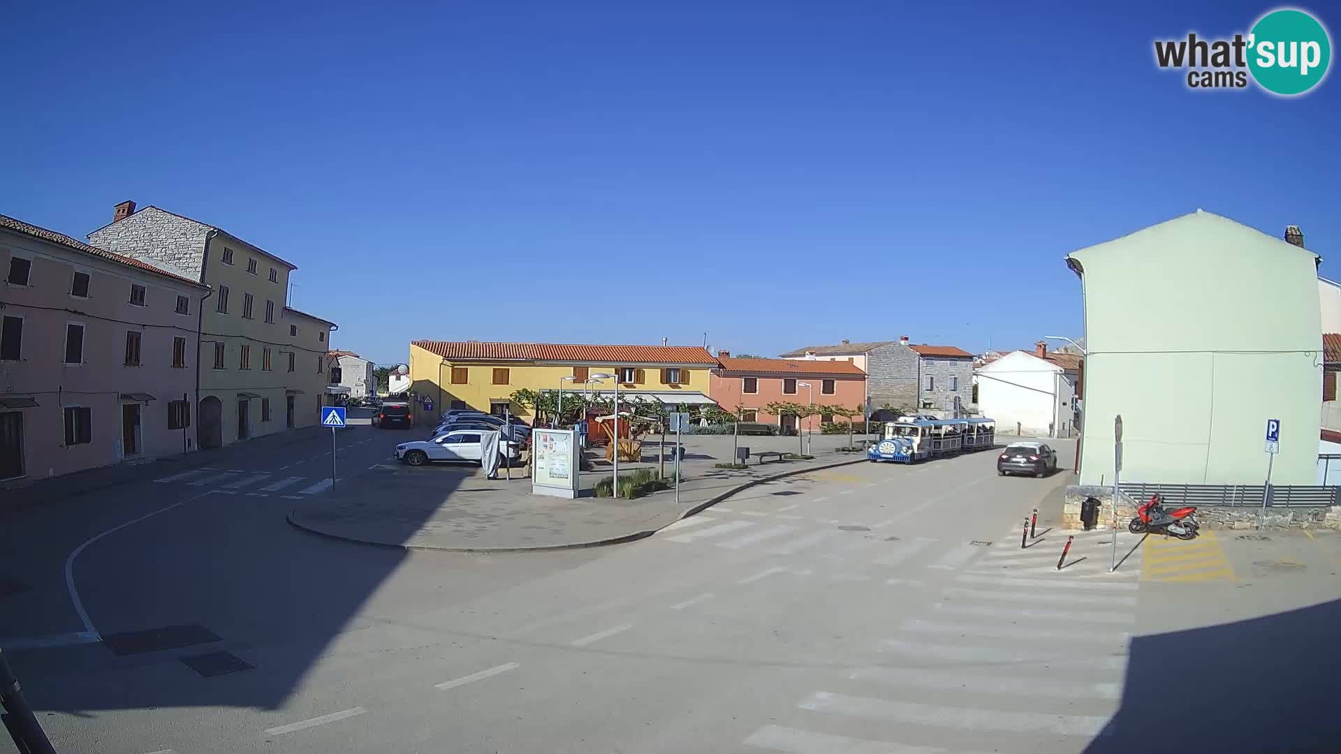 Bale, webcam de la plaza La Musa – Istria – Croacia