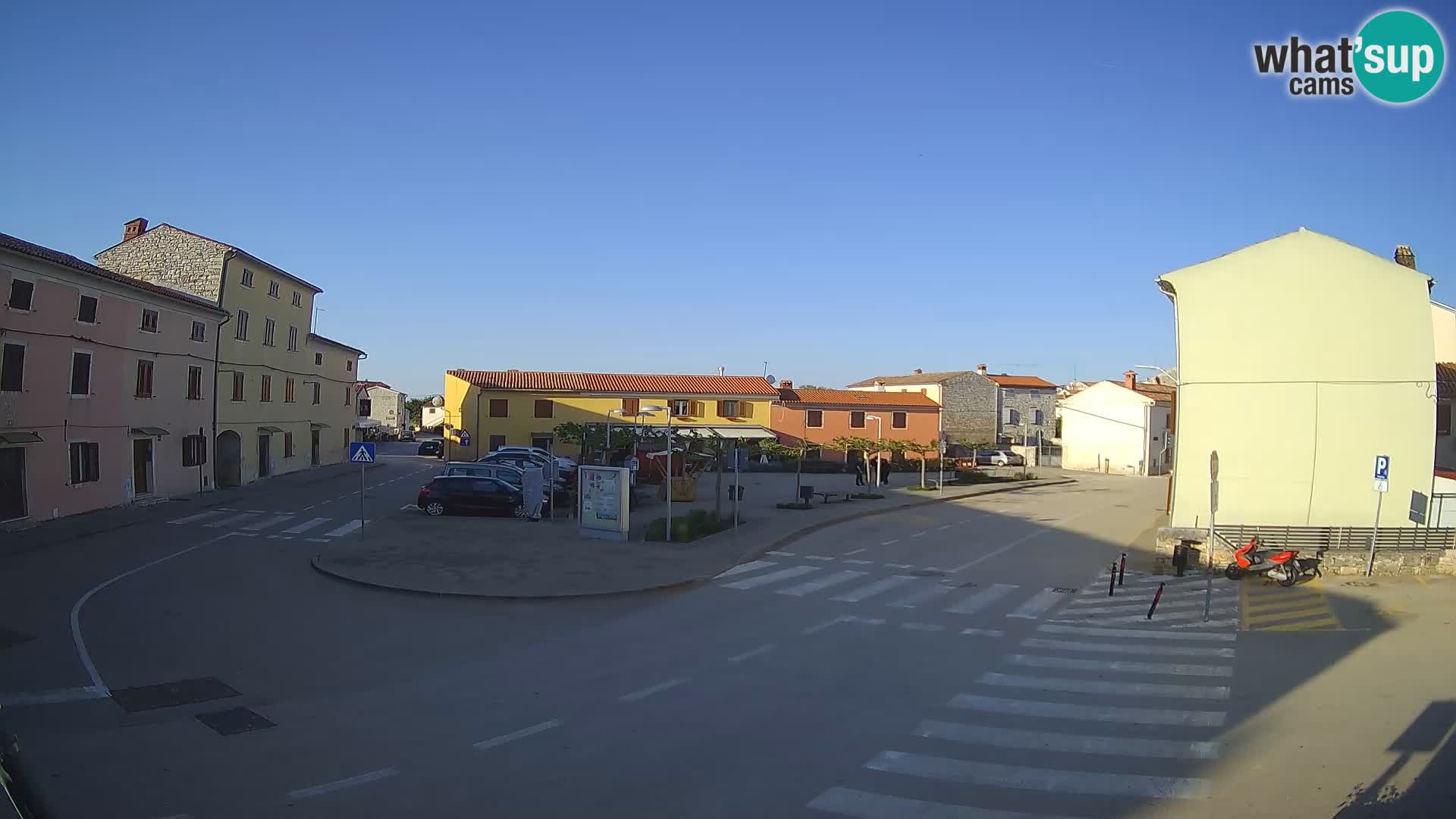 Bale, webcam de la plaza La Musa – Istria – Croacia
