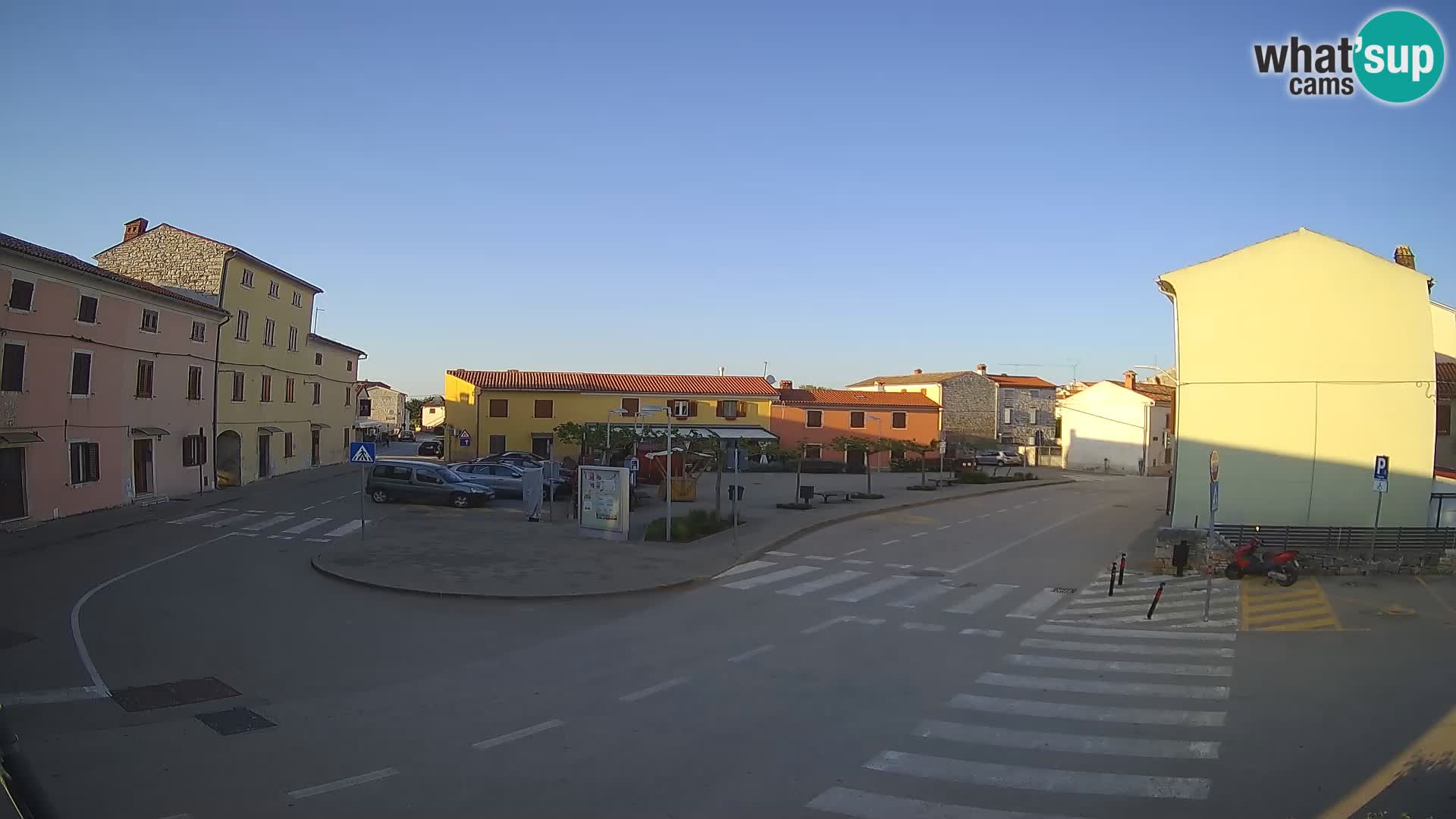 Bale, webcam de la place La Musa – Istrie – Croatie