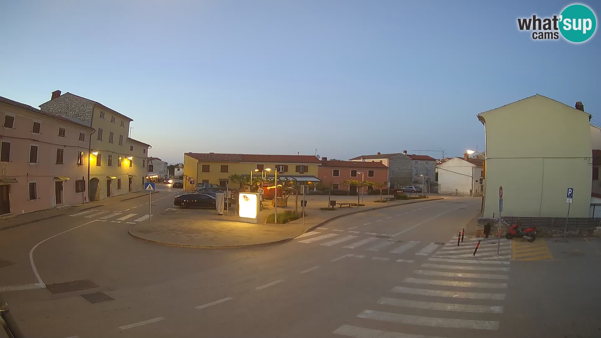 Bale, webcam de la place La Musa – Istrie – Croatie