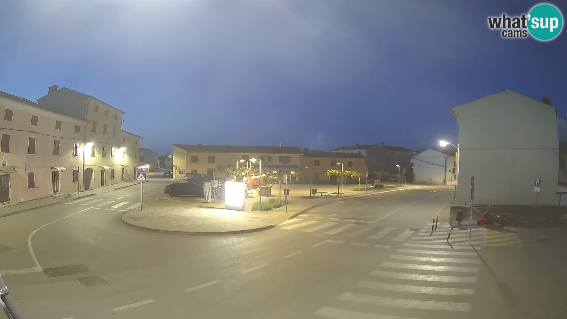 Bale, webcam de la place La Musa – Istrie – Croatie