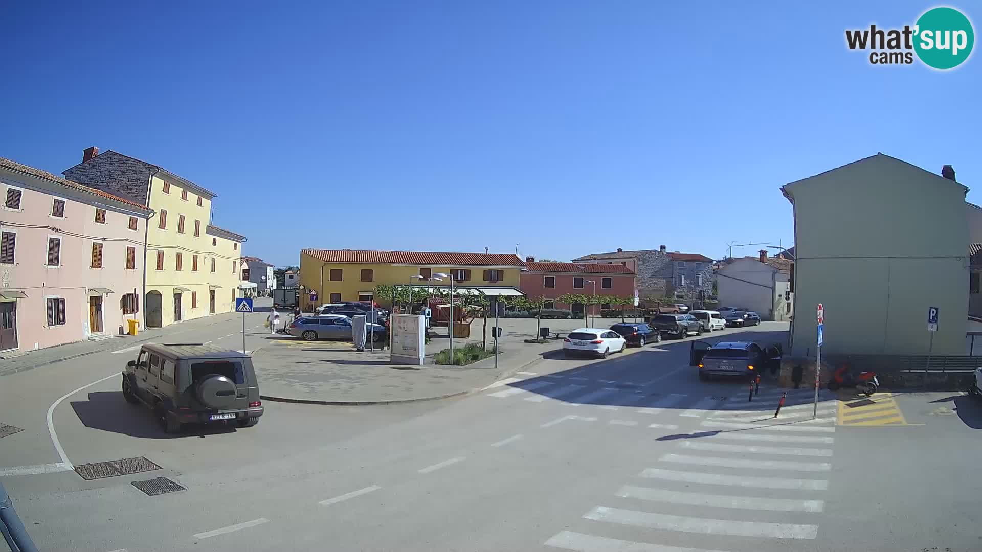 Bale, webcam de la place La Musa – Istrie – Croatie