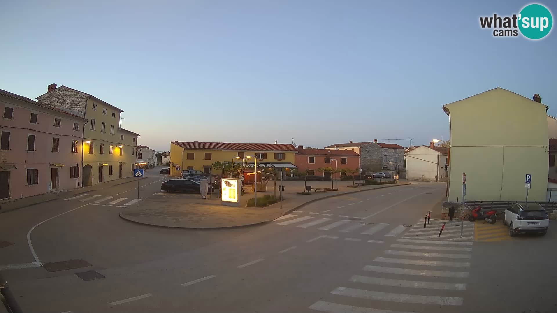 Bale, webcam de la place La Musa – Istrie – Croatie