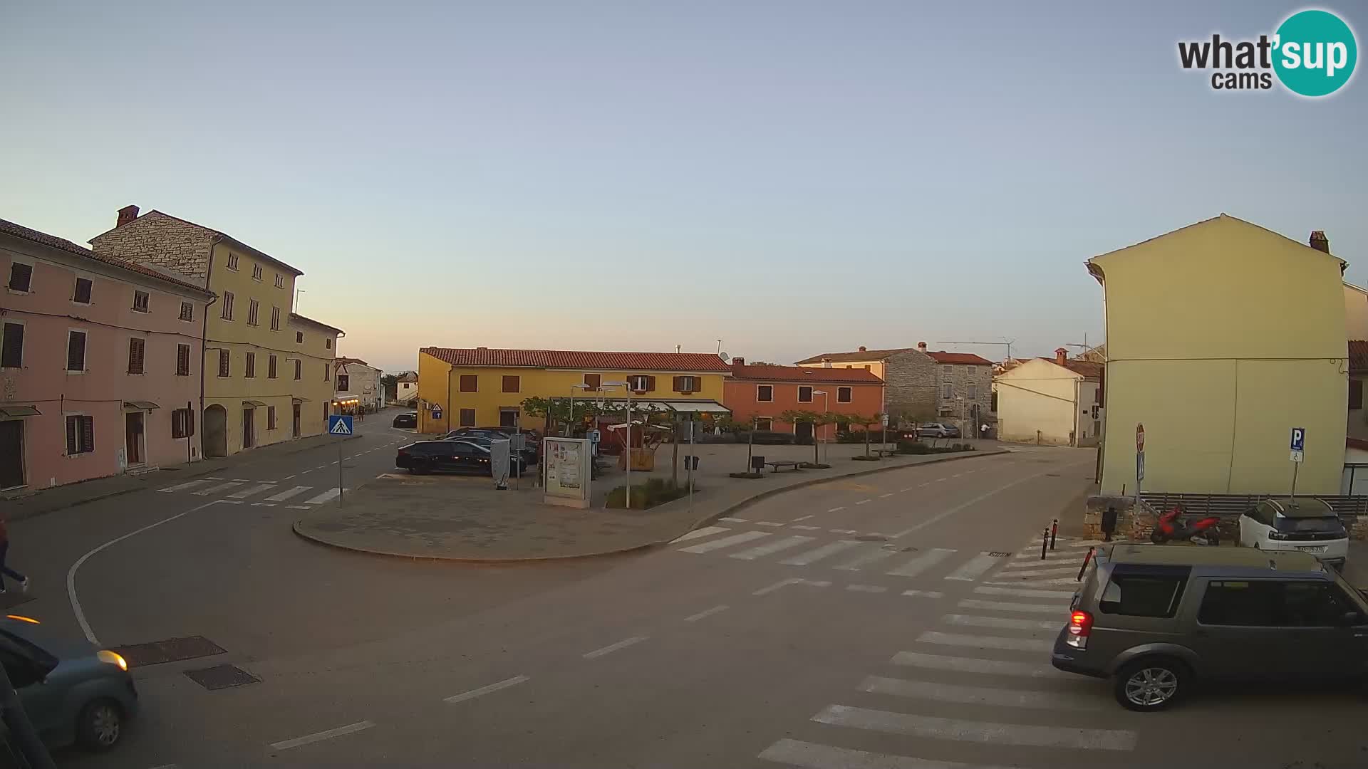 Bale, webcam de la place La Musa – Istrie – Croatie