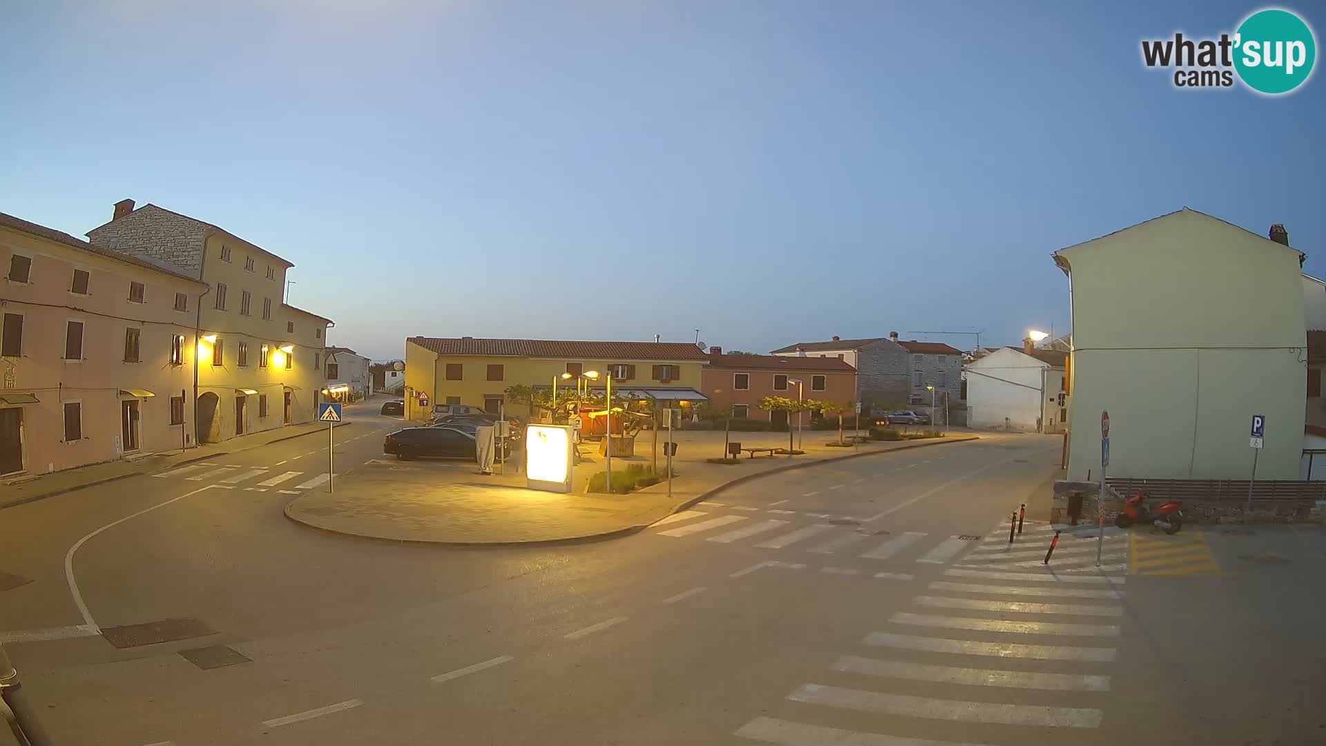 Bale, webcam de la plaza La Musa – Istria – Croacia