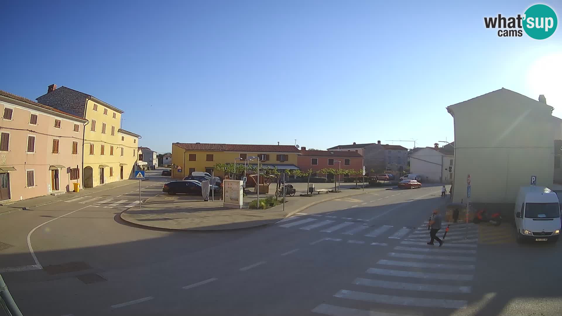 Bale, webcam de la plaza La Musa – Istria – Croacia