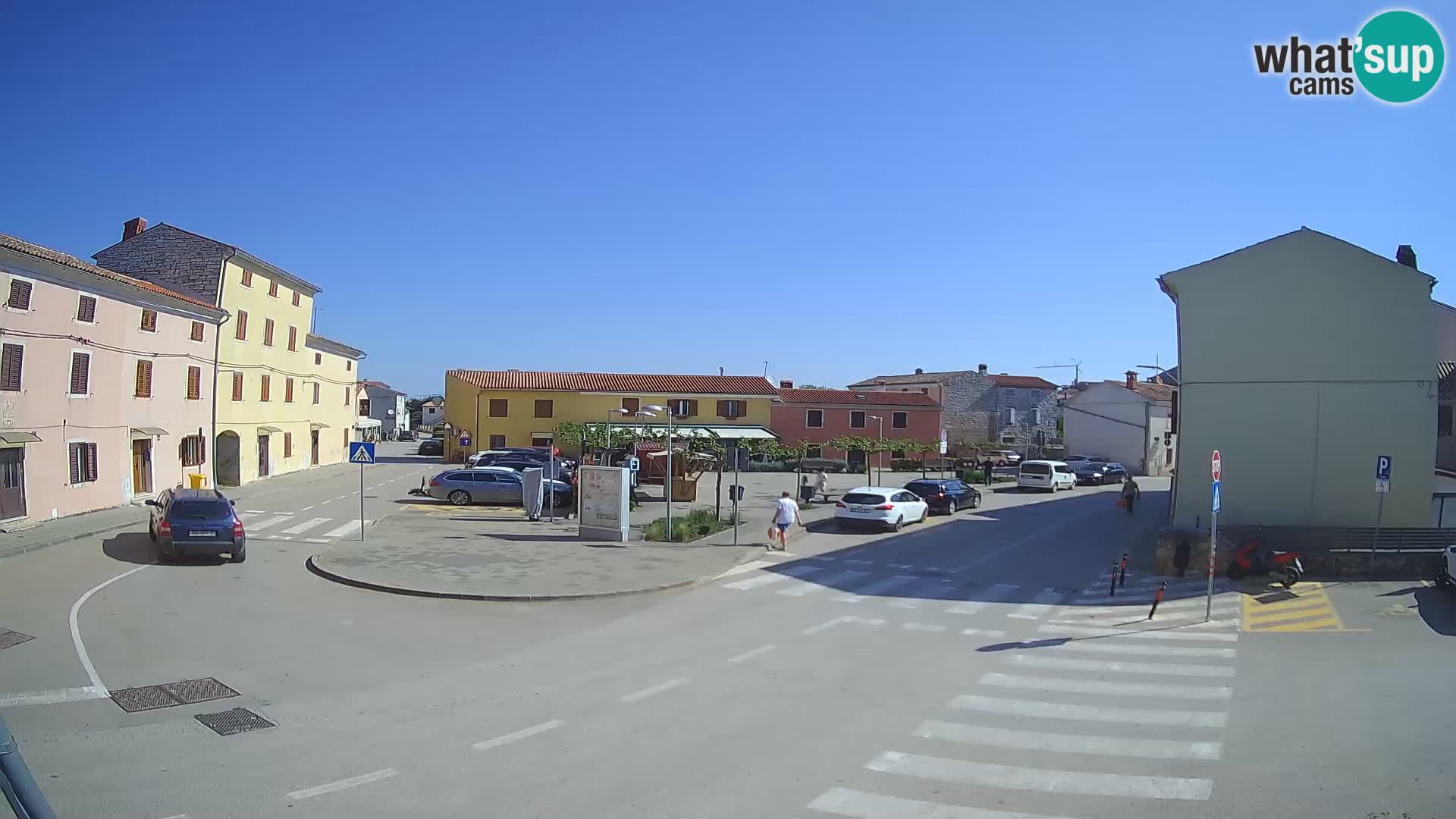 Bale, webcam de la plaza La Musa – Istria – Croacia