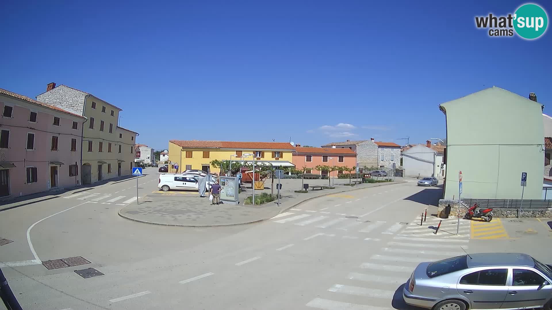Bale Trg La Musa webcam – Istria – Croatia