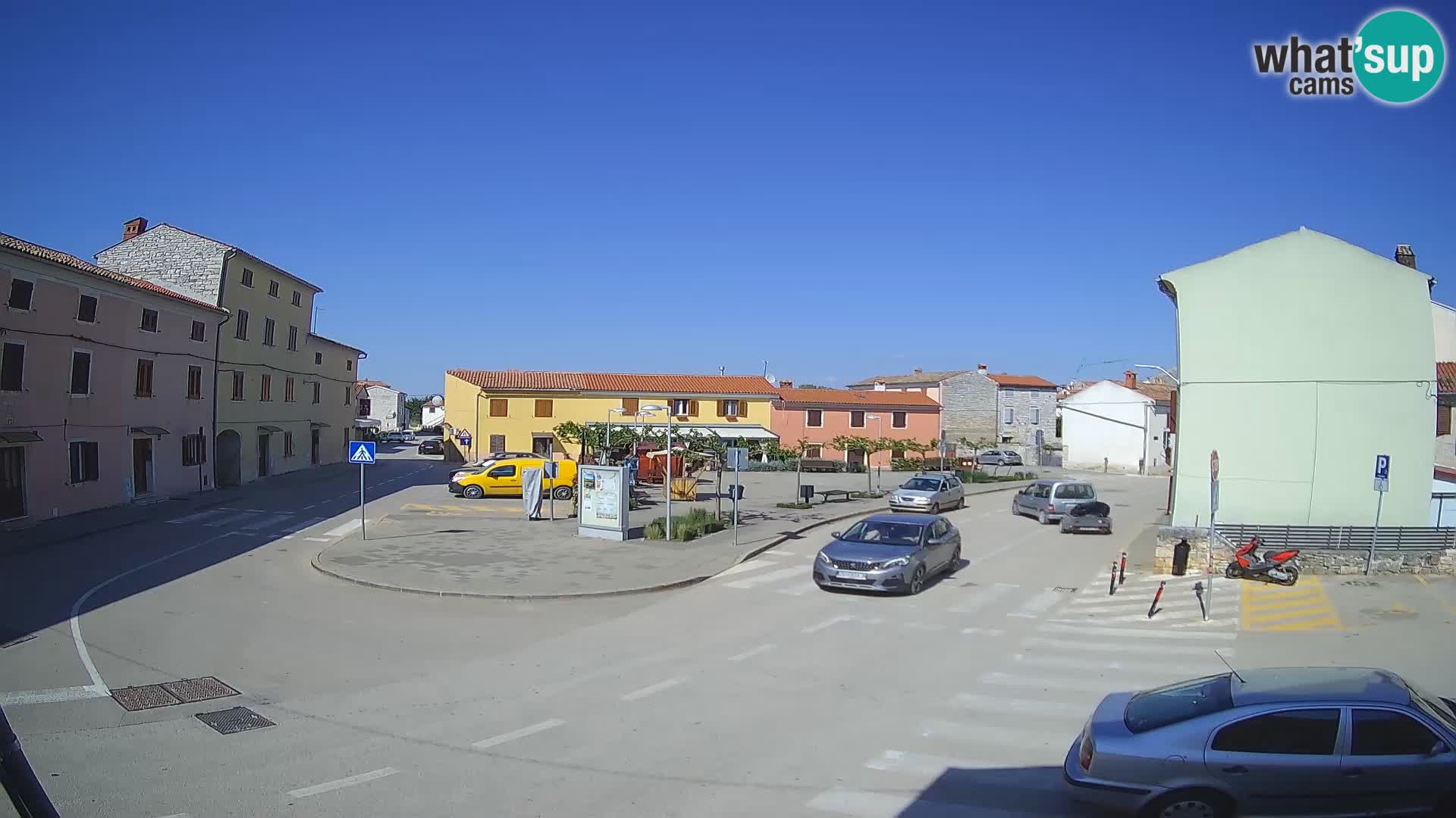 Bale, webcam de la plaza La Musa – Istria – Croacia