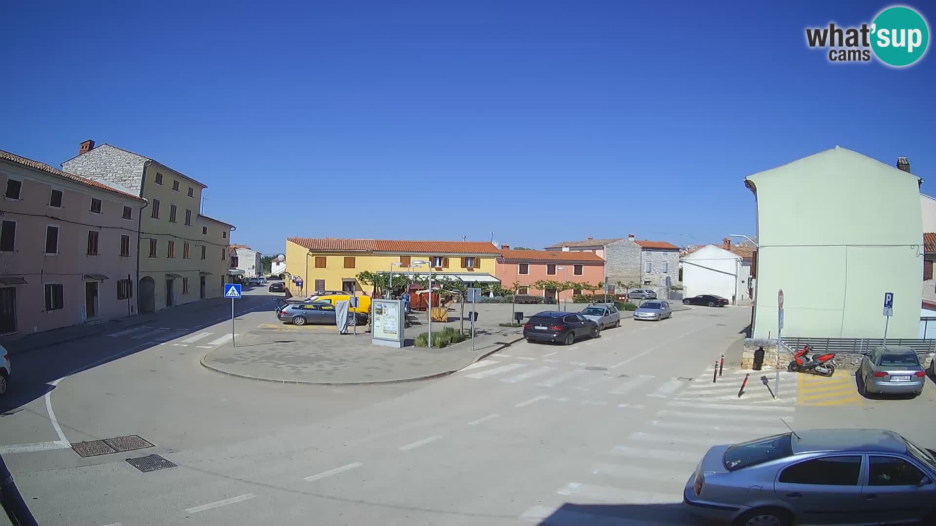 Bale, webcam de la place La Musa – Istrie – Croatie