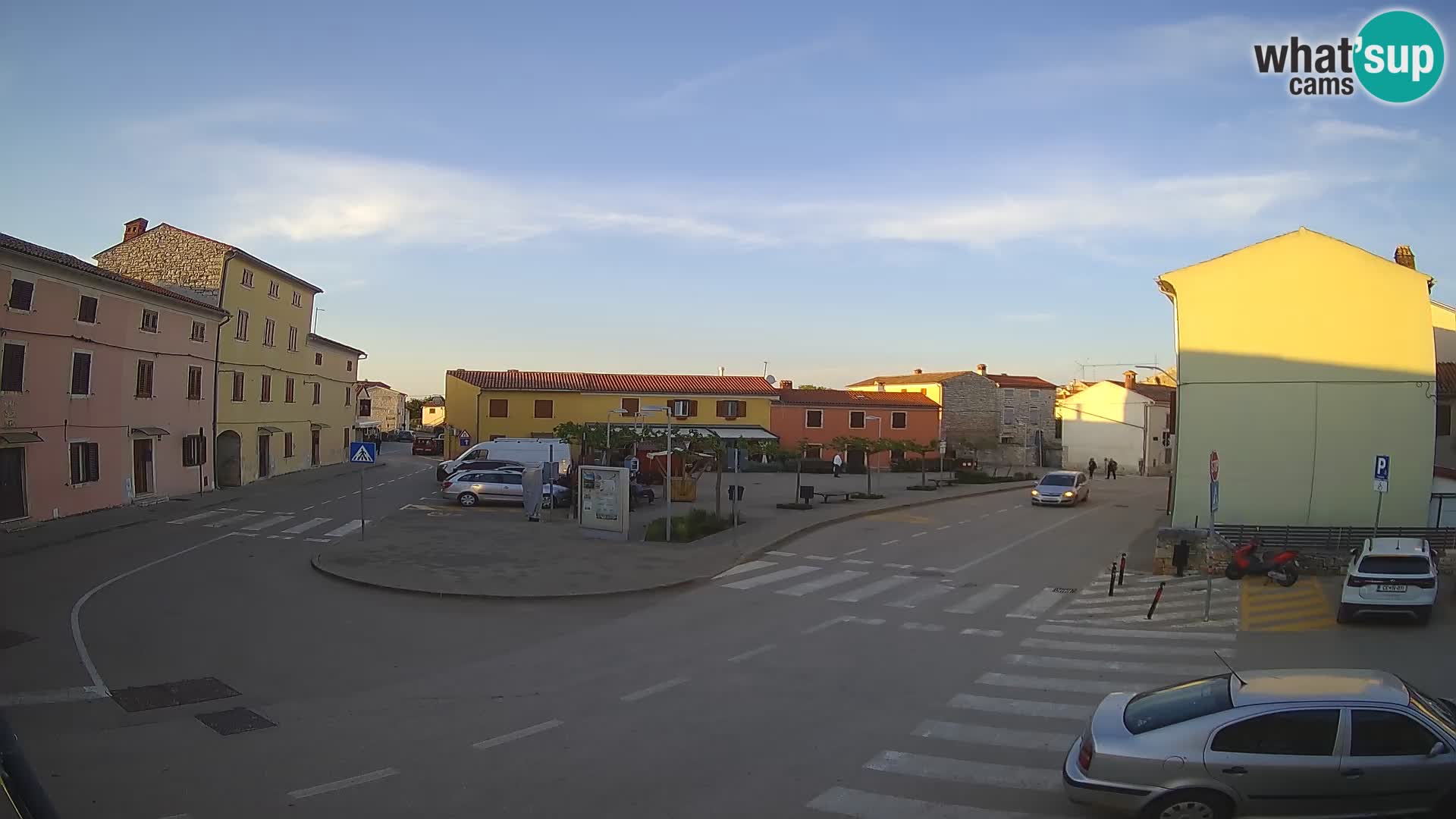 Bale, webcam de la place La Musa – Istrie – Croatie