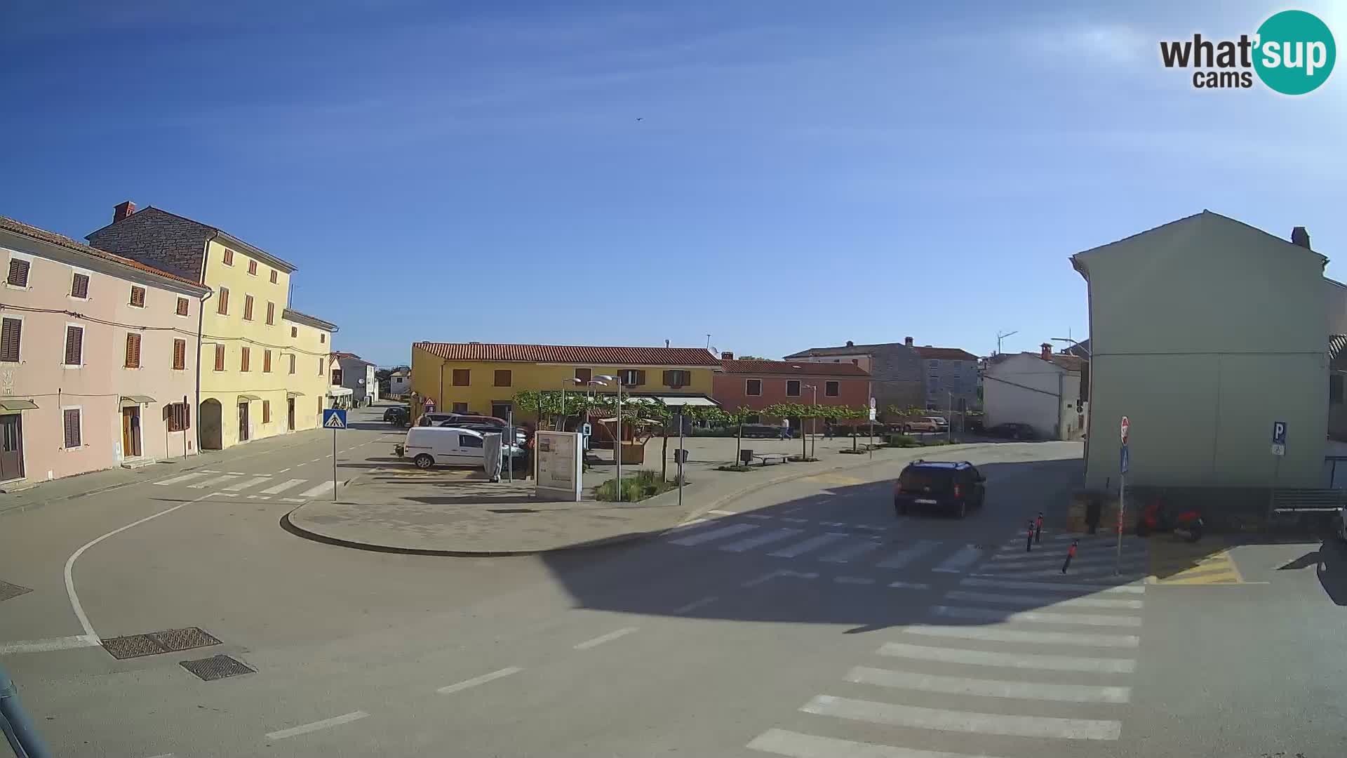 Bale, webcam de la plaza La Musa – Istria – Croacia