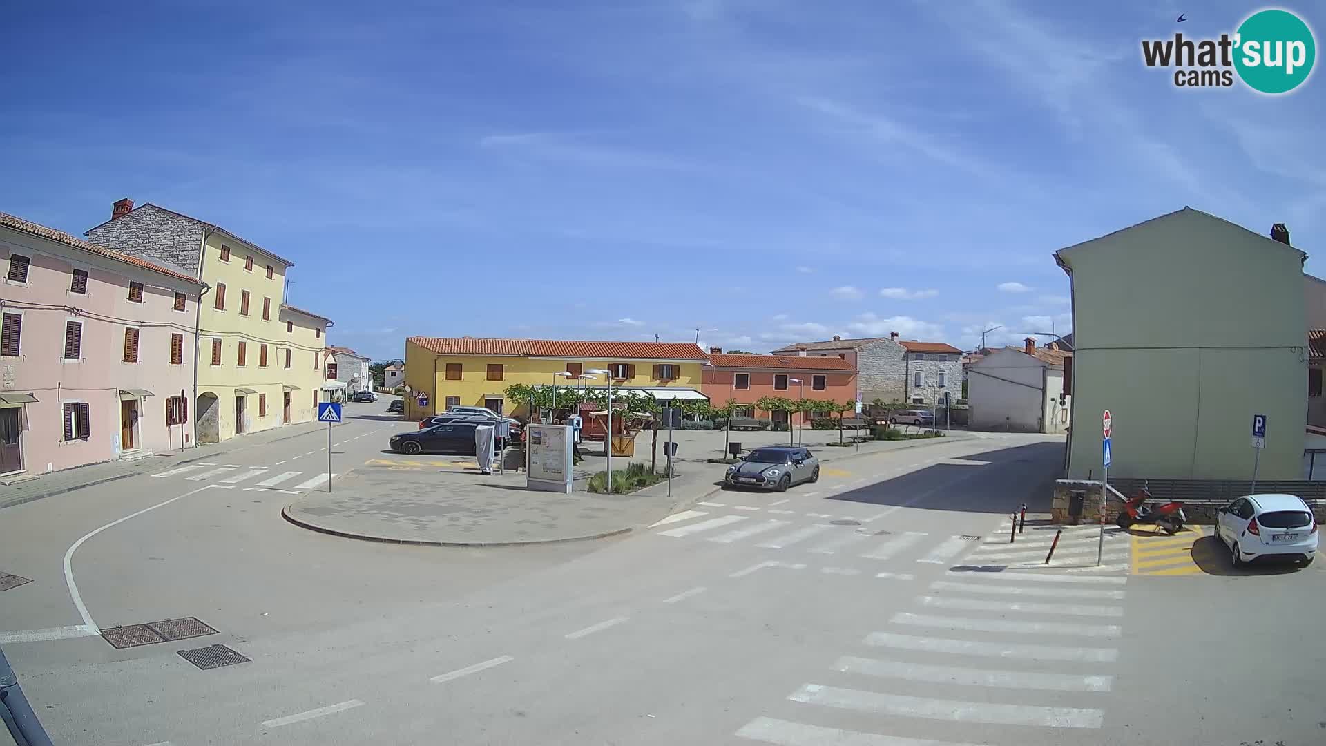 Bale, webcam de la place La Musa – Istrie – Croatie