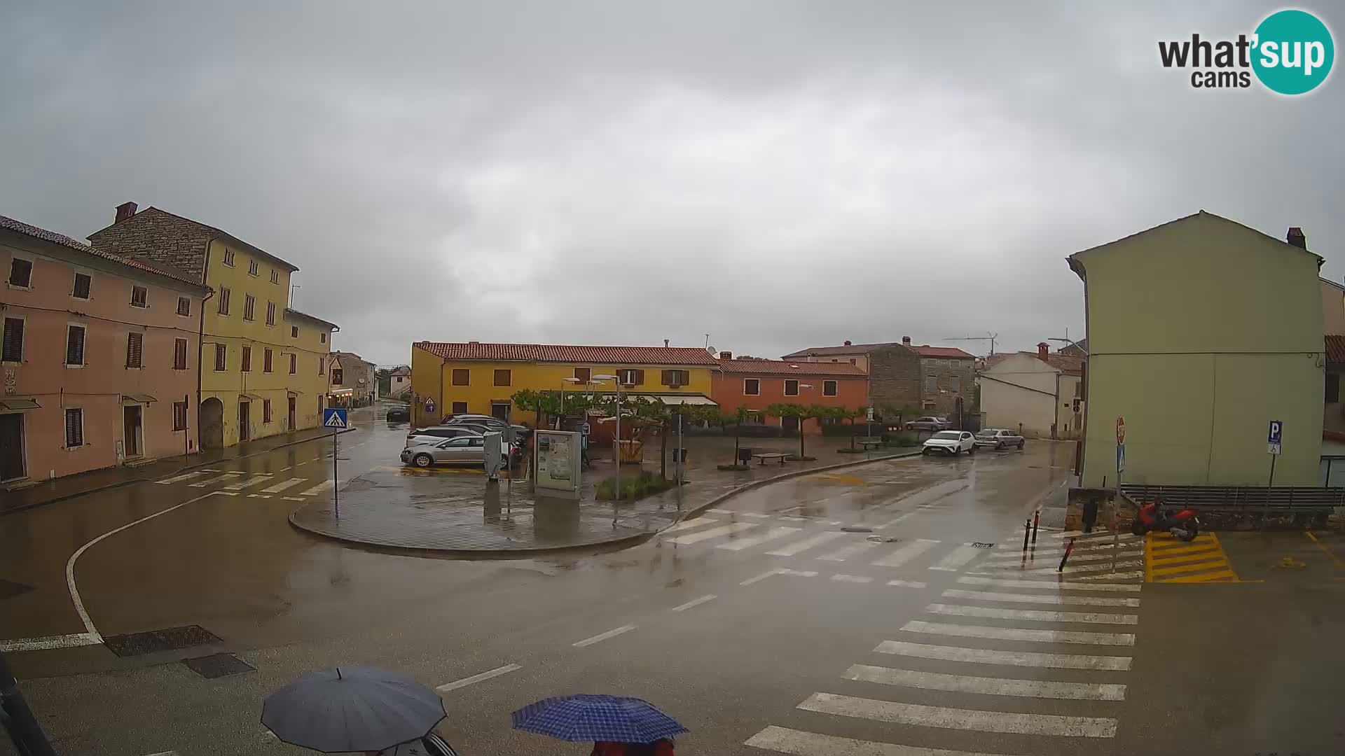 Bale, webcam de la place La Musa – Istrie – Croatie