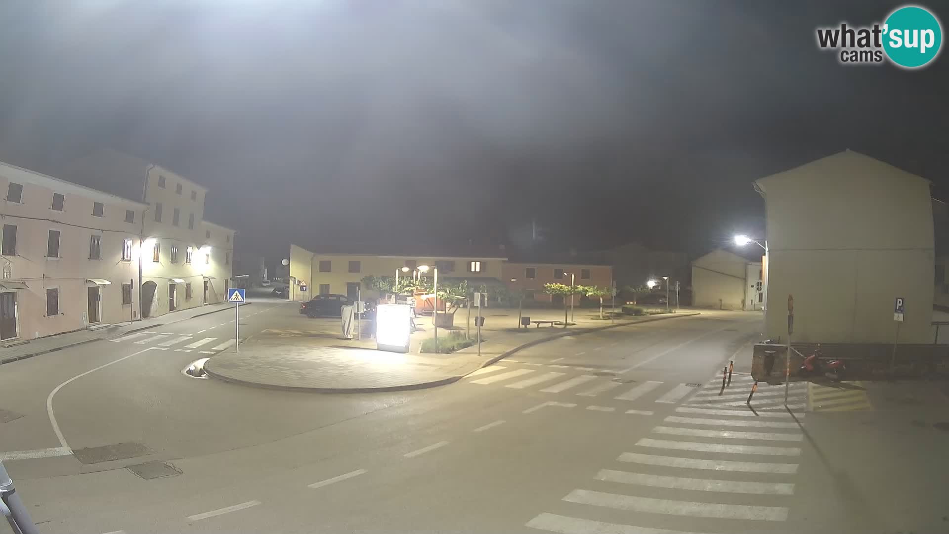 Bale, webcam de la place La Musa – Istrie – Croatie